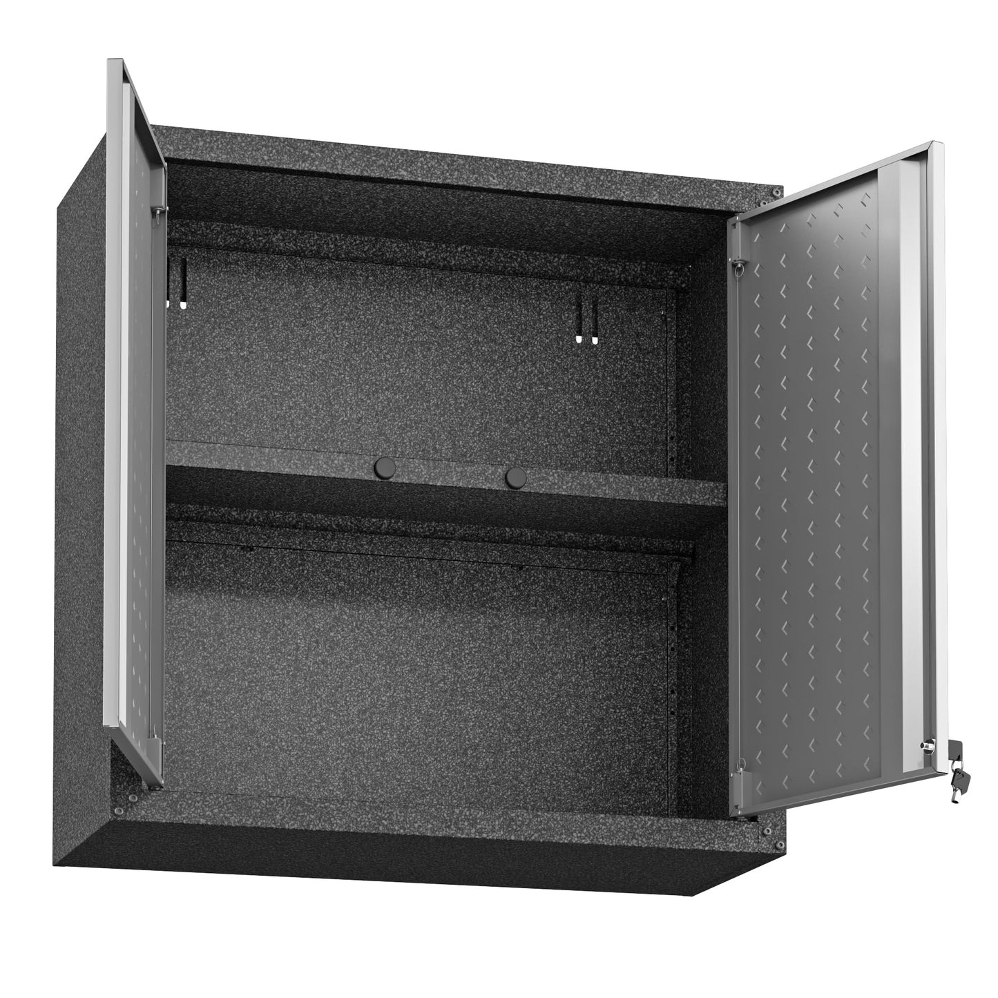 Fortress Modern 30" Floating Garage Cabinet in Dark Gray 5GMC