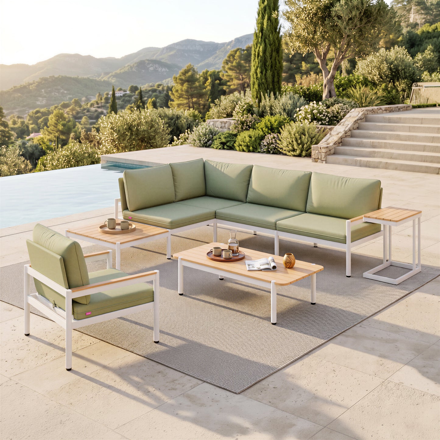 Lychee Coffee Table Natural - 8