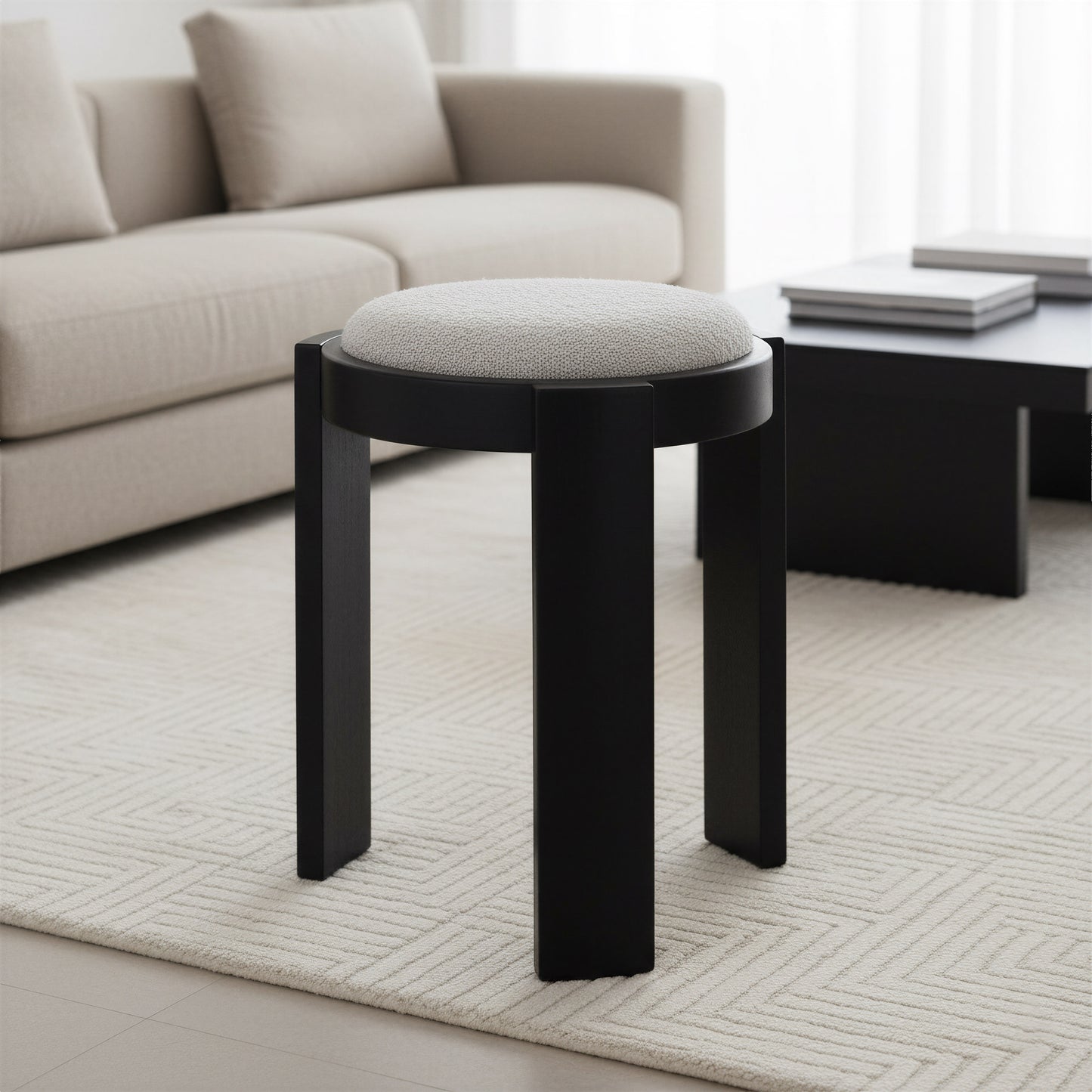 Banjul Ottoman Misty Gray - 9