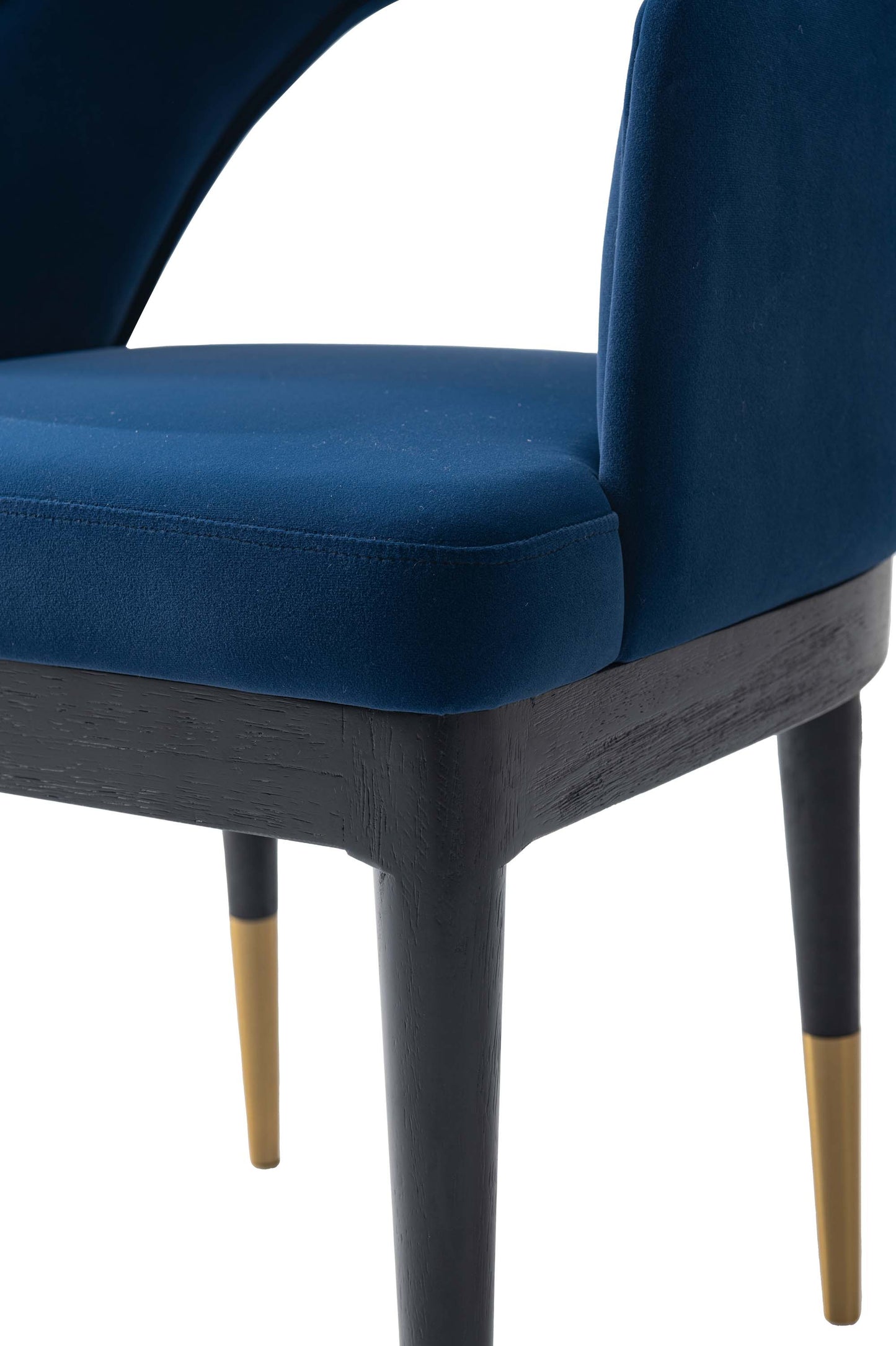 Carrington and Rockaway Modern Industry Chic 7-Piece Dining Set in Midnight Blue and Black 6-DT02DC089AR-BKBL