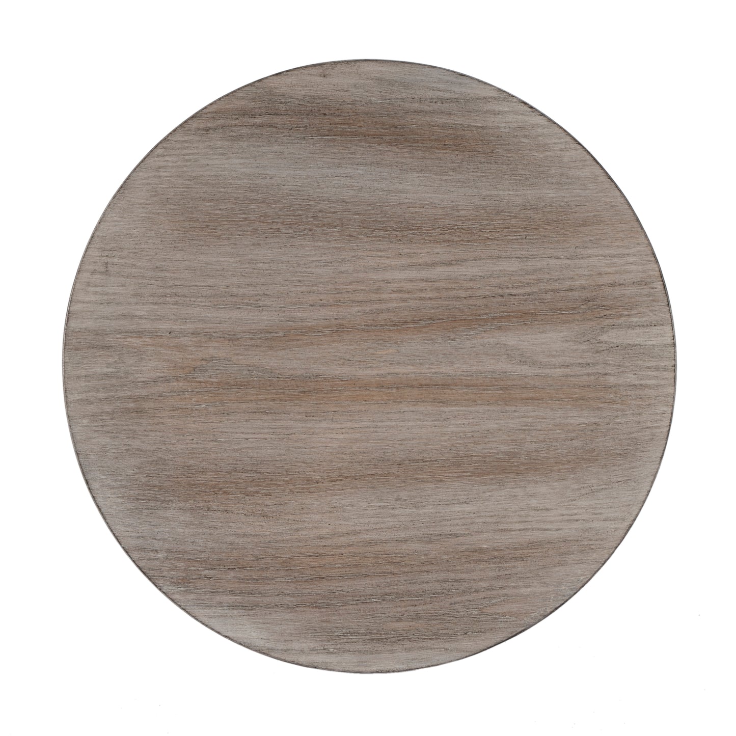 Butler Specialty Company Aphra 16 in. W Round Wood Modern Side Table, Gray