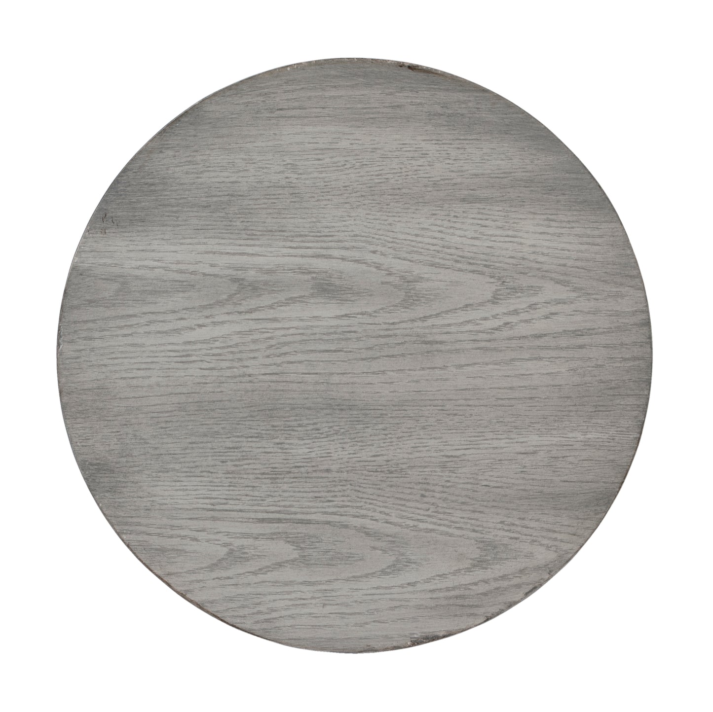 Butler Specialty Company Aphra 16 in. W Round Wood Modern Side Table, Gray