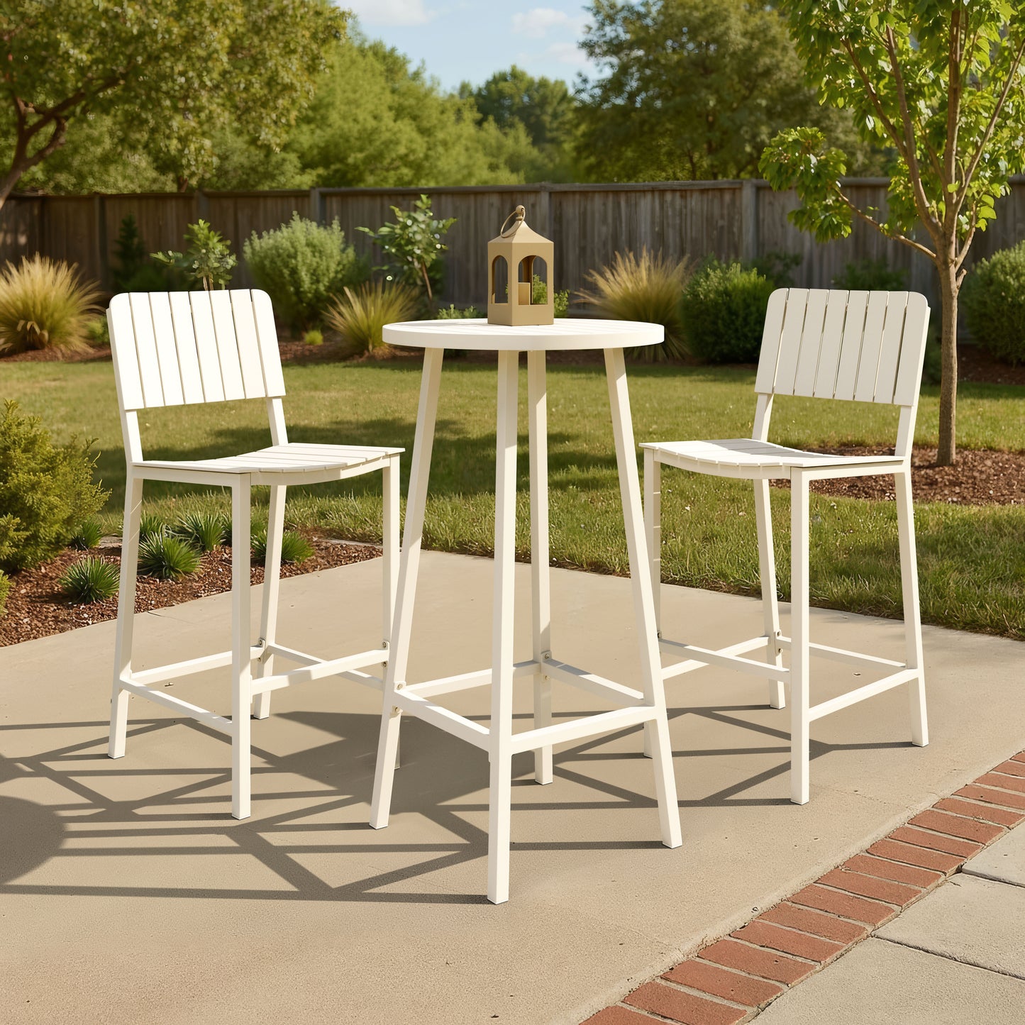 Kayu Barstool White - 11