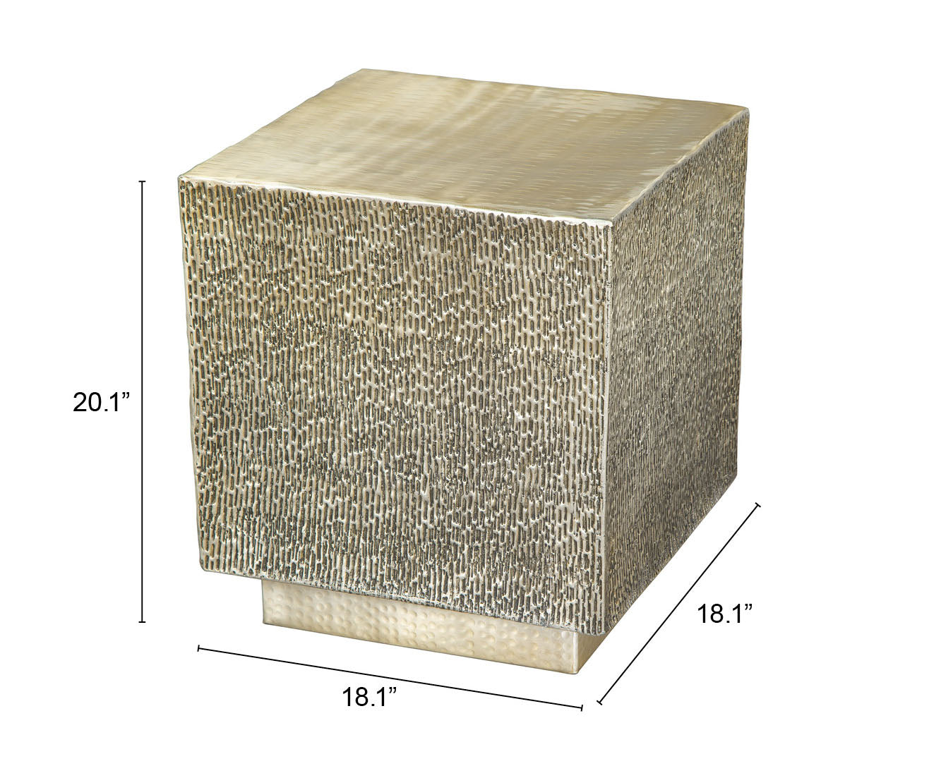 Mono Side Table Gold