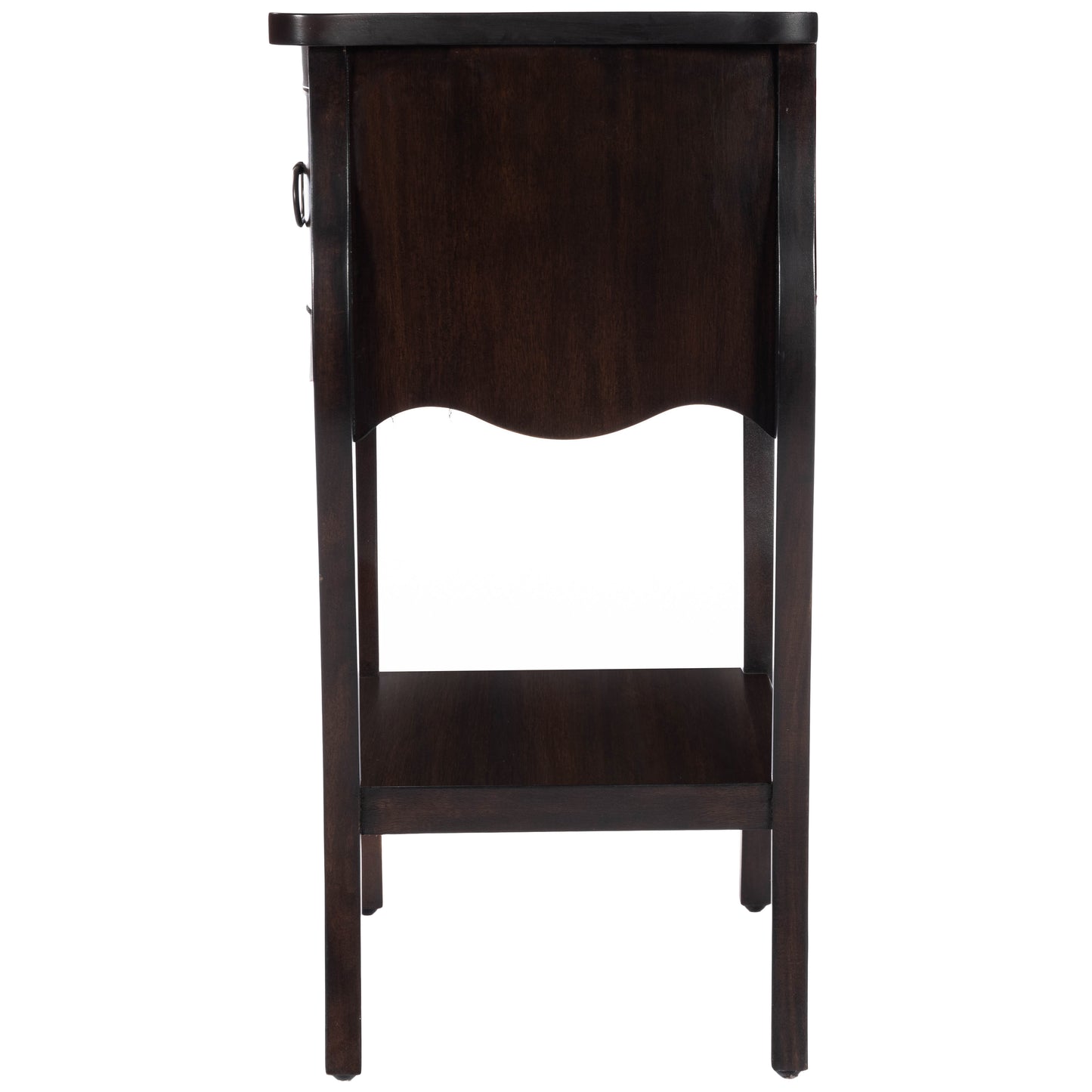 Rochelle 1 Drawer Nightstand in Dark Brown 9308117