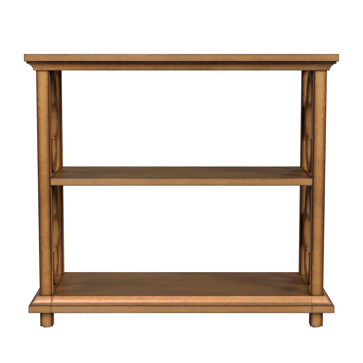 Paloma 2 Shelf 30"W Bookcase in Light Brown 9331415
