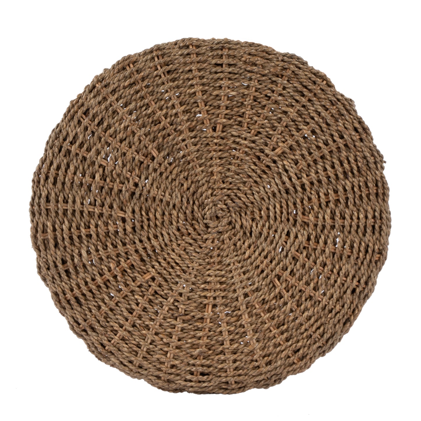 Tobias Rattan Round 24" Counter Stool in Light Brown 9371441