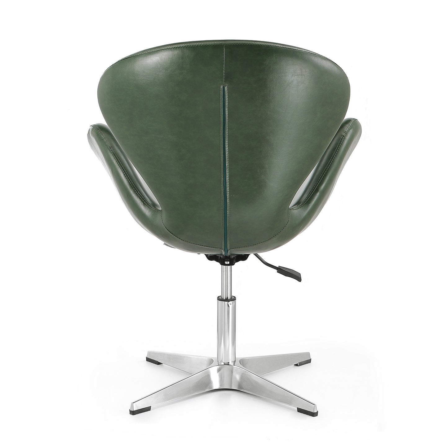 Raspberry Modern Upholstered Swivel Lounge Chair in Forest Green AC038-FG