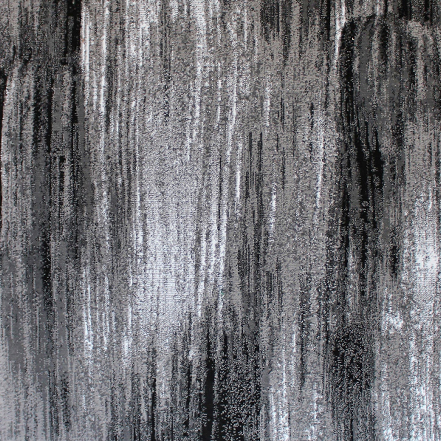 Rylan Collection 8' x 10' Gray Scraped Design Area Rug - Olefin Rug with Jute Backing - Living Room, Bedroom, Entryway Grey