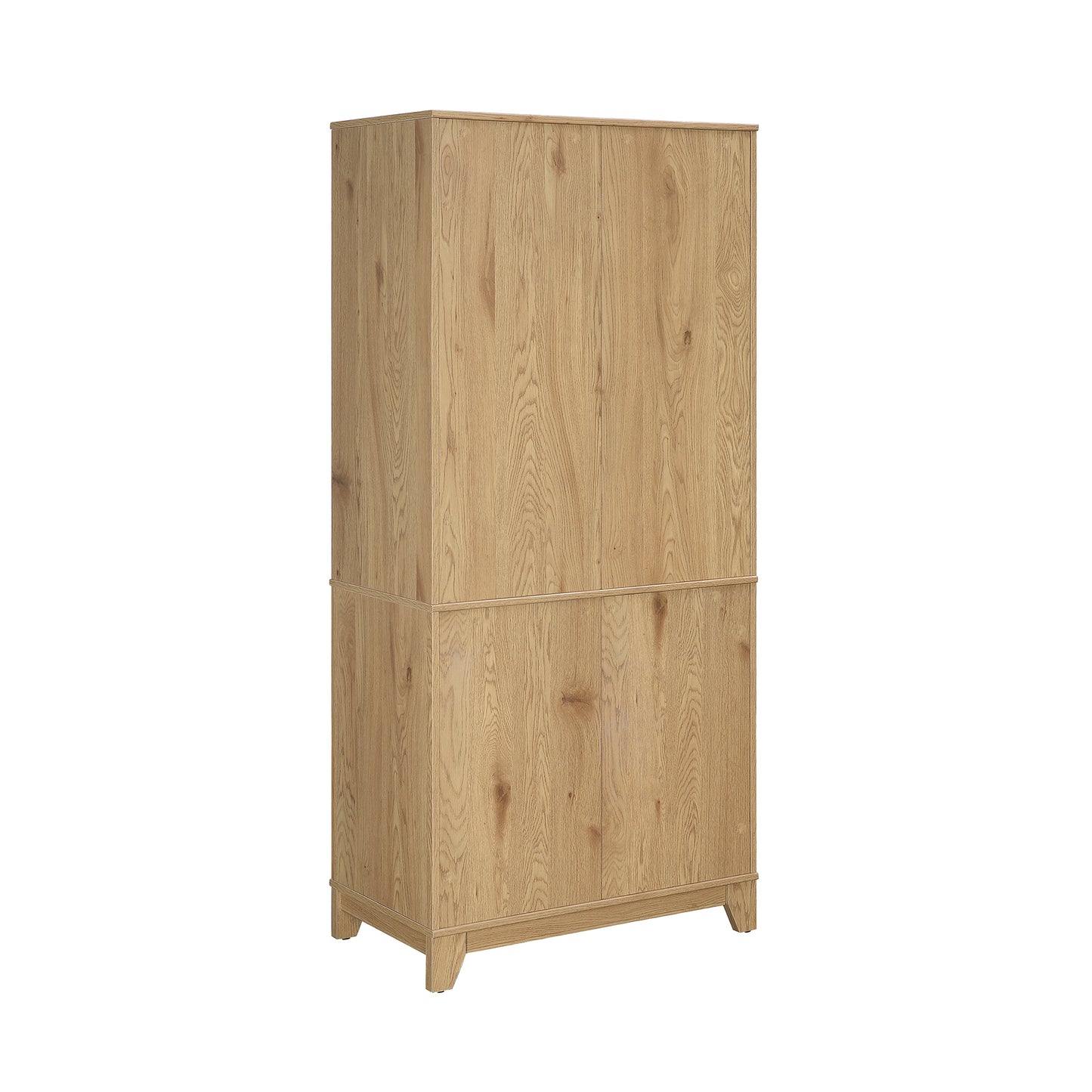 Sheridan Mid-Century Modern 31" Bookcase Cabinet in Natural (7-Shelf) BC-6GLF-NA