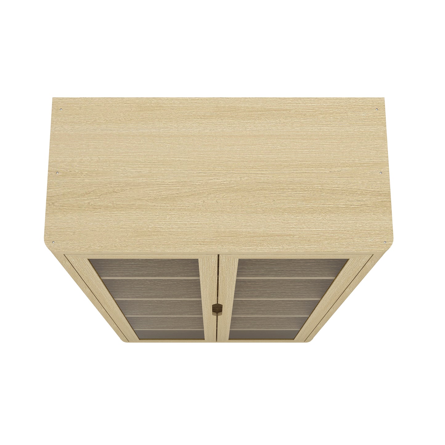 Rivington Modern 38" Bookcase Cabinet in Natural Oak BC005-NA