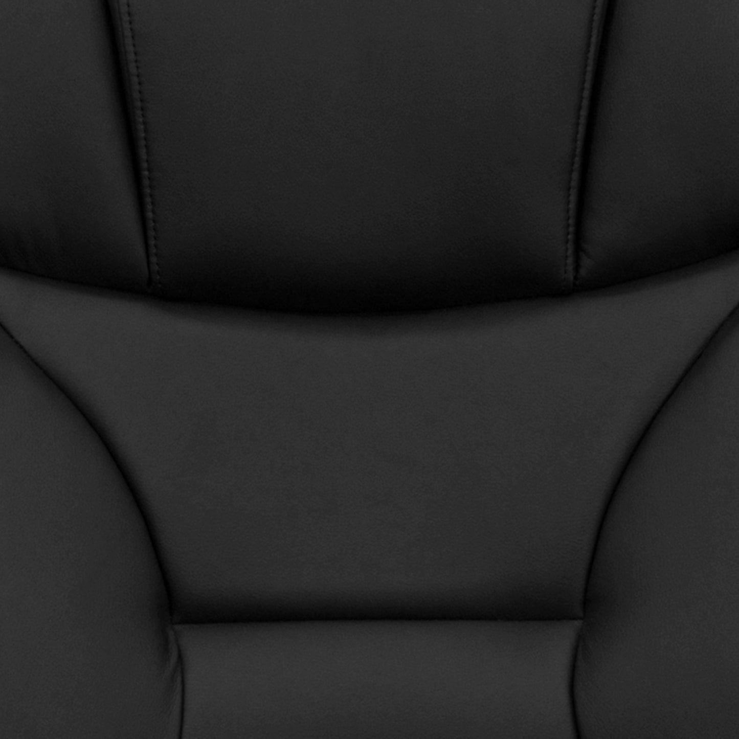 Hansel High Back Black LeatherSoft Executive Swivel Office Chair with Arms Black