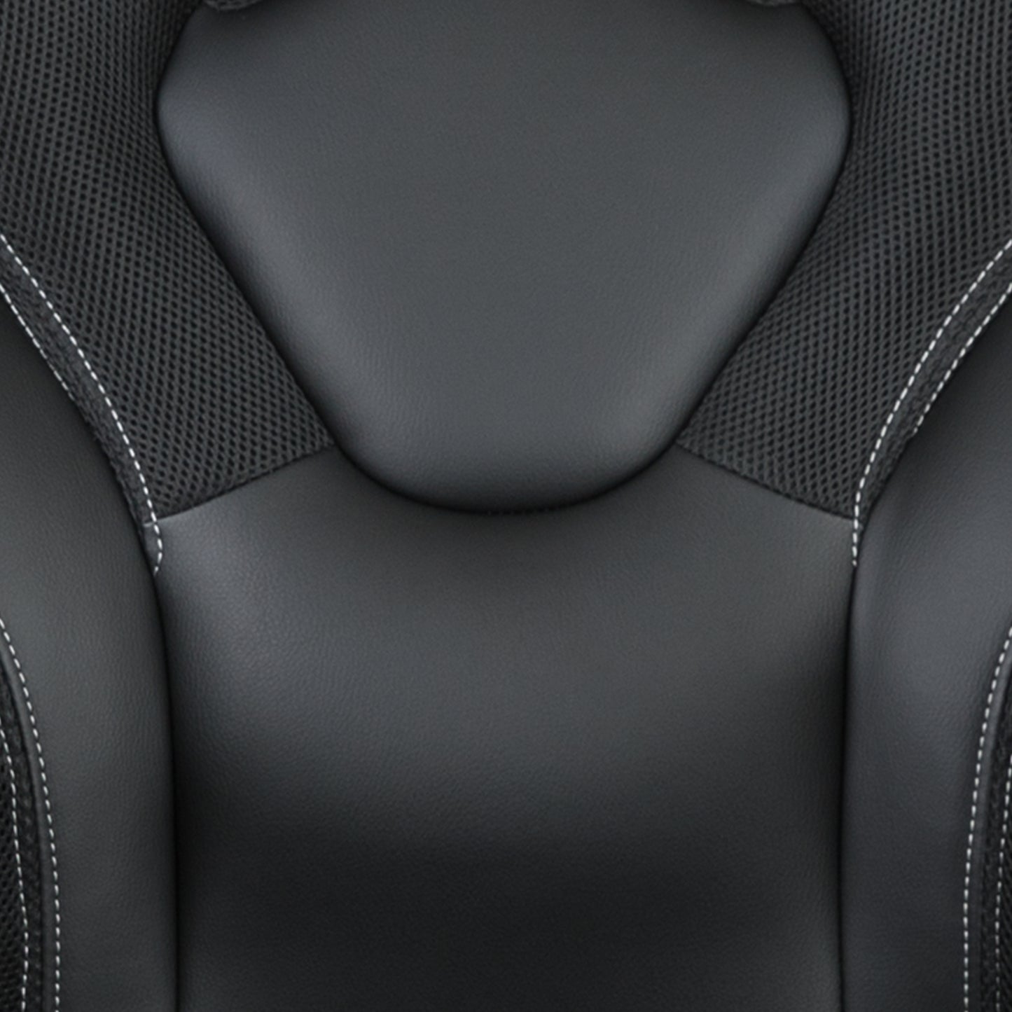 X10 Gaming Chair, Racing Style Ergonomic Office Chair, Height Adjustable Swivel Computer Chair with Flip-Up Arms, Black LeatherSoft Black