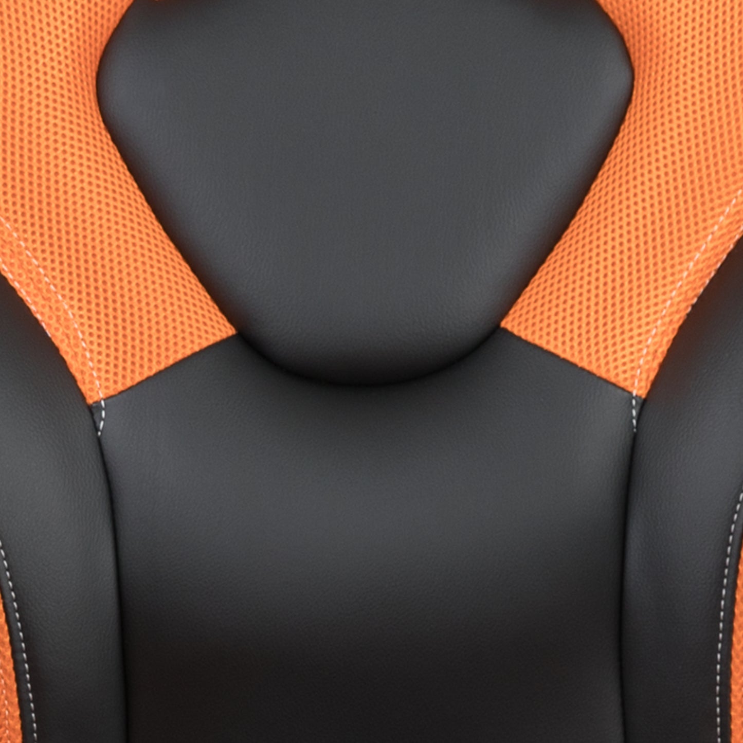X10 Gaming Chair, Racing Style Ergonomic Office Chair, Height Adjustable Swivel Computer Chair with Flip-Up Arms, Orange/Black LeatherSoft Orange