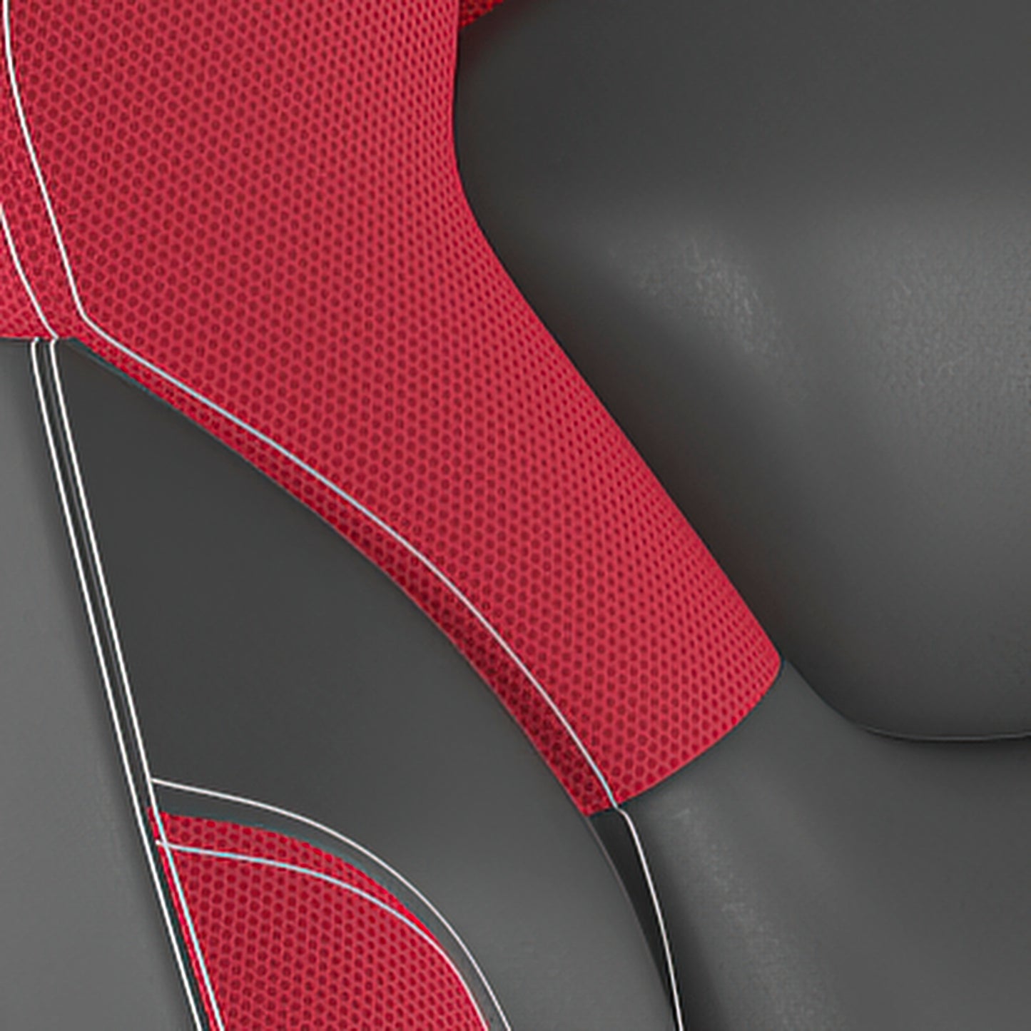 X10 Gaming Chair Racing Office Computer PC Adjustable Chair with Flip-up Arms and Transparent Roller Wheels, Red/Black LeatherSoft Red
