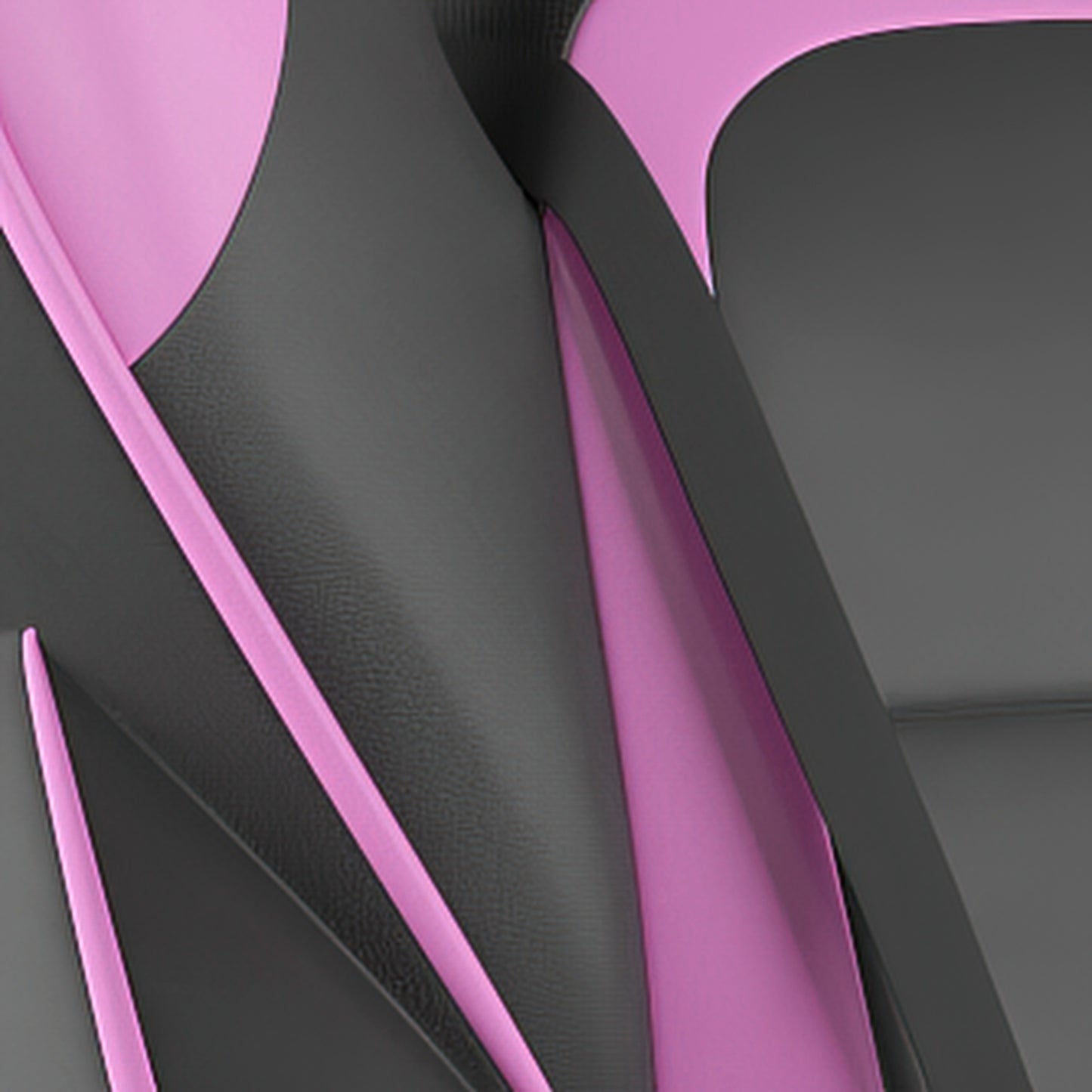 X40 Gaming Chair Racing Computer Chair with Fully Reclining Back/Arms and Transparent Roller Wheels, Slide-Out Footrest, - Black/Purple Black with Purple Trim