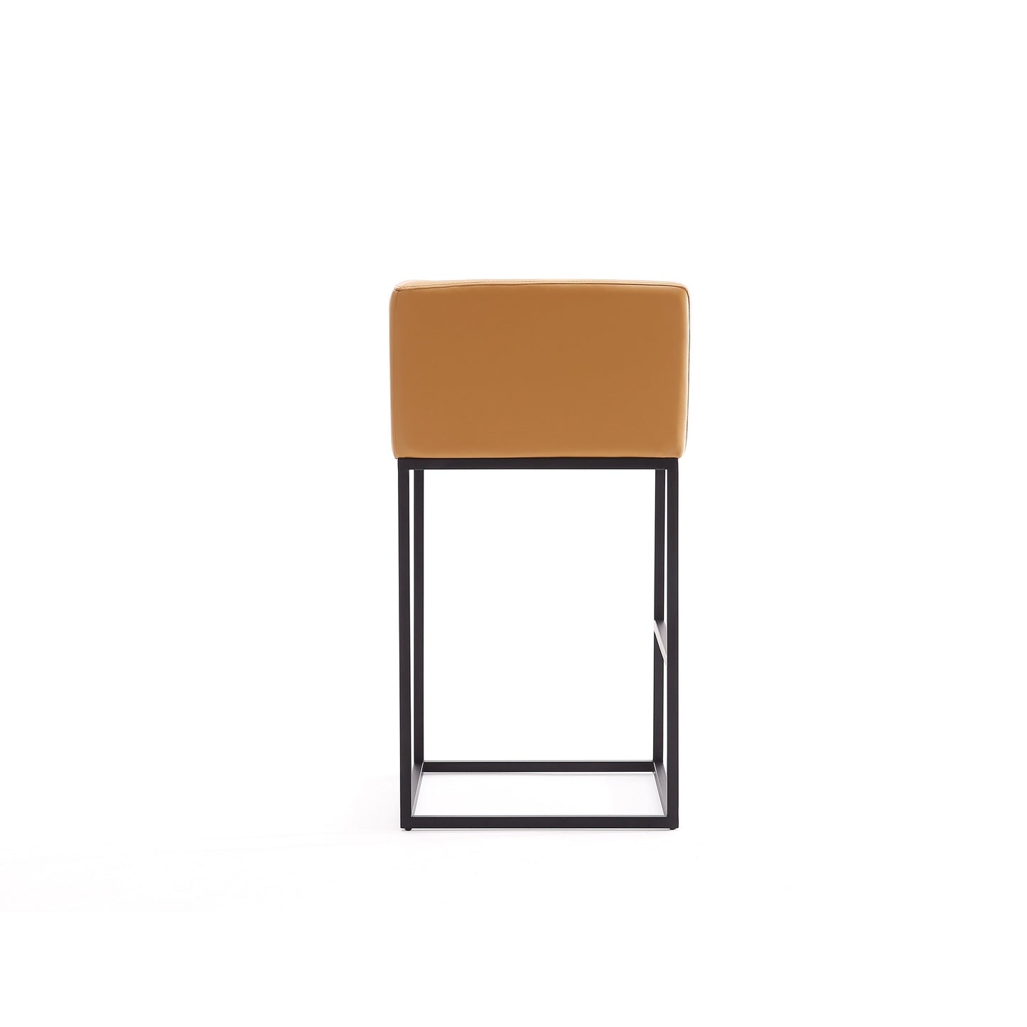 Manhattan Comfort Embassy 34 in. Metal Counter Height Bar Stool in Clay CS011-CL