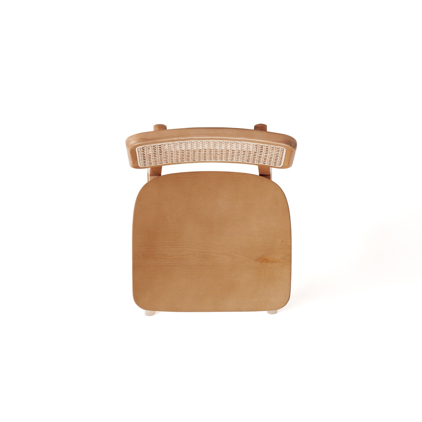 Versailles Industry Chic Cane Back Wood Counter Stool in Natural CSCA01-NA