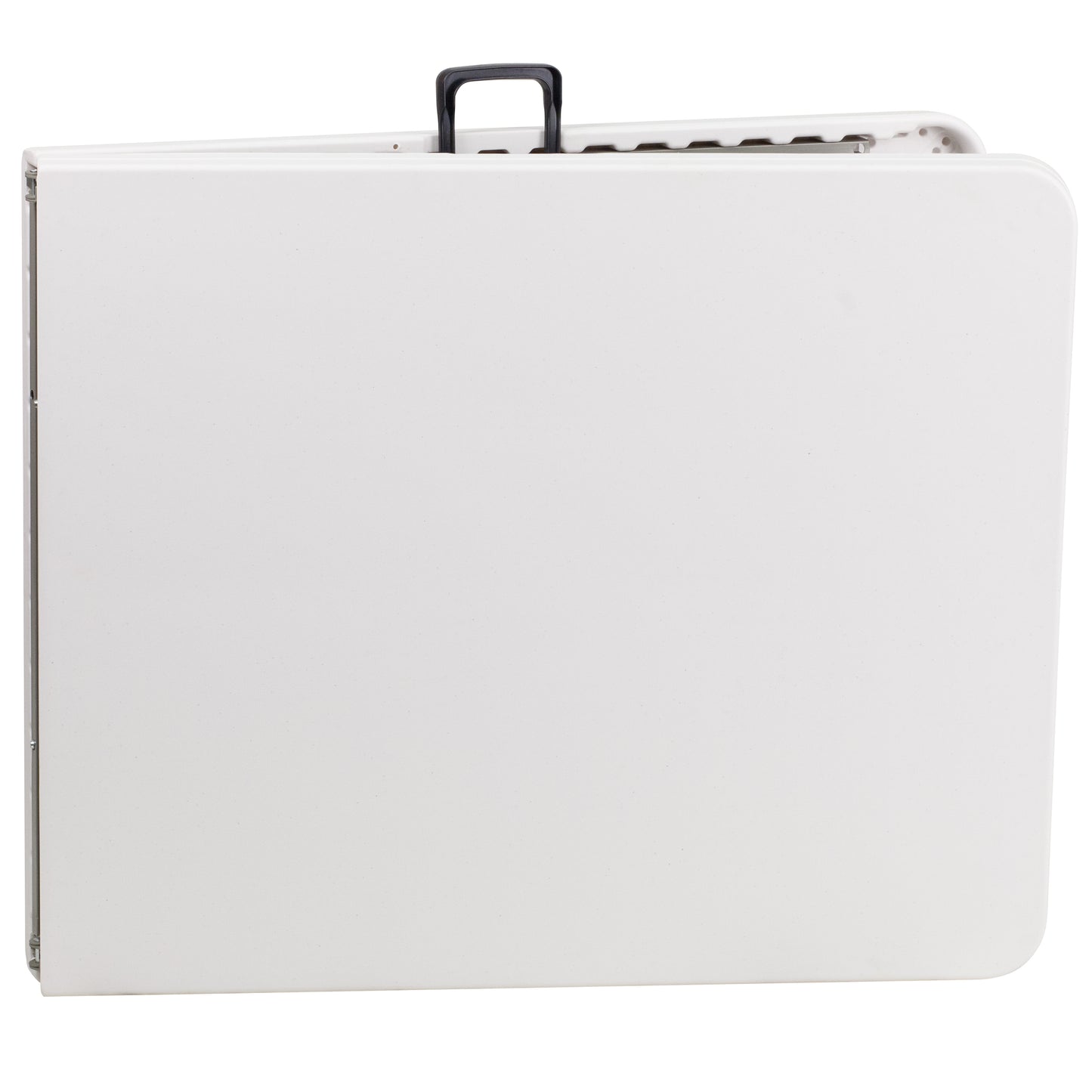 Elon 6-Foot Bi-Fold Granite White Plastic Banquet and Event Folding Table with Carrying Handle Granite White