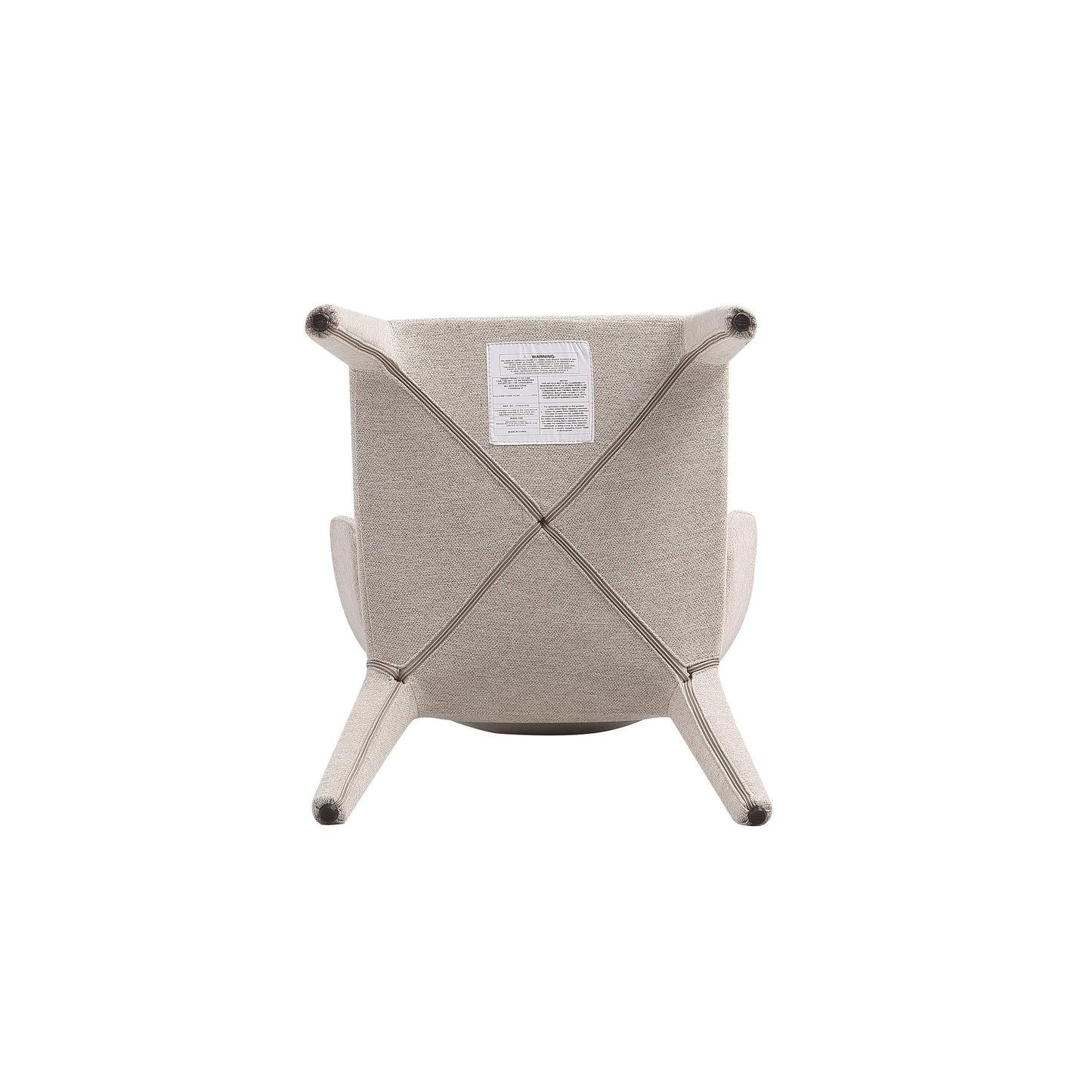 Manhattan Comfort Conrad Modern Woven Tweed Dining Chair in Wheat (Set of 2) DC031-WWT