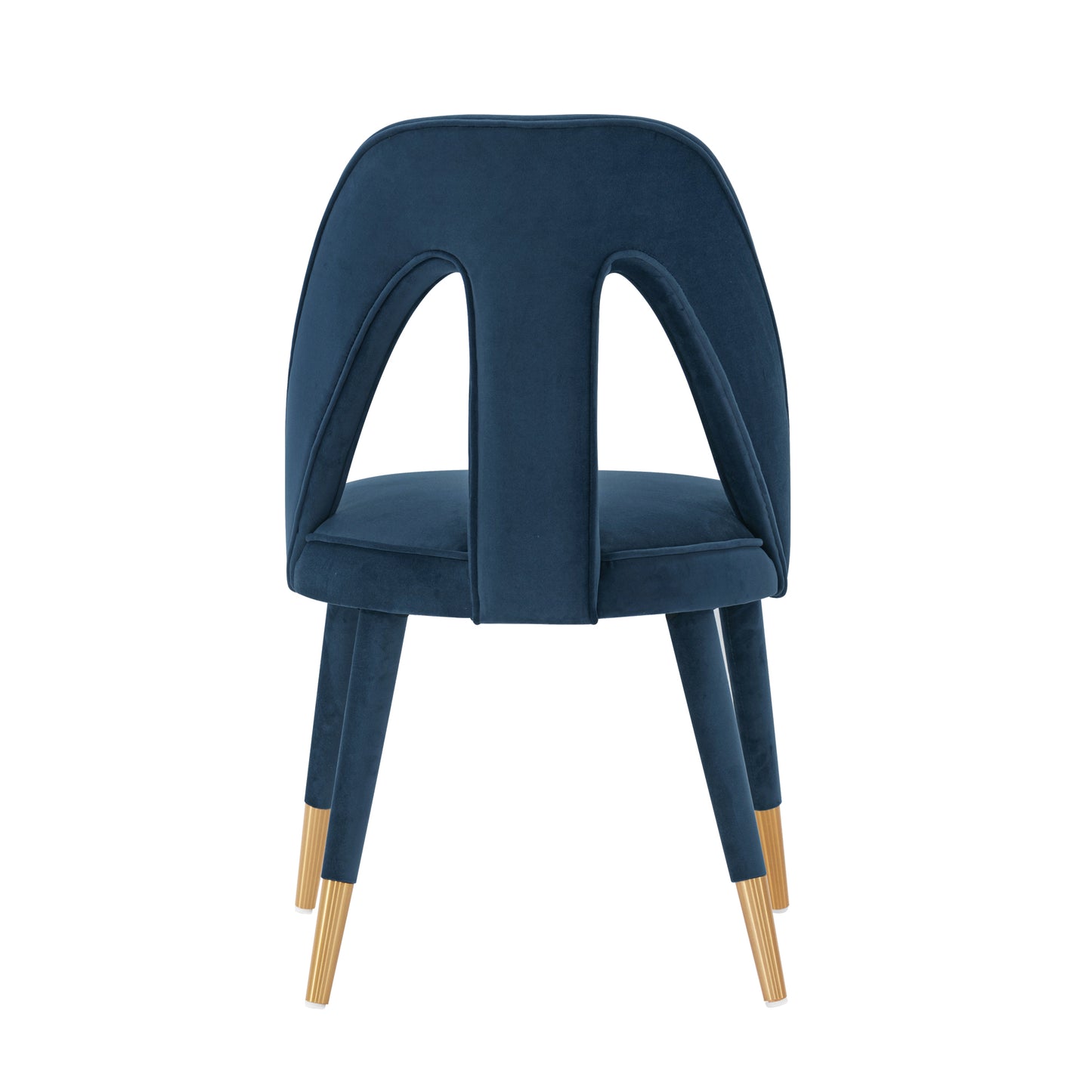 Neda Modern Upholstered Velvet Dining Chair in Midnight Blue DC081-MB