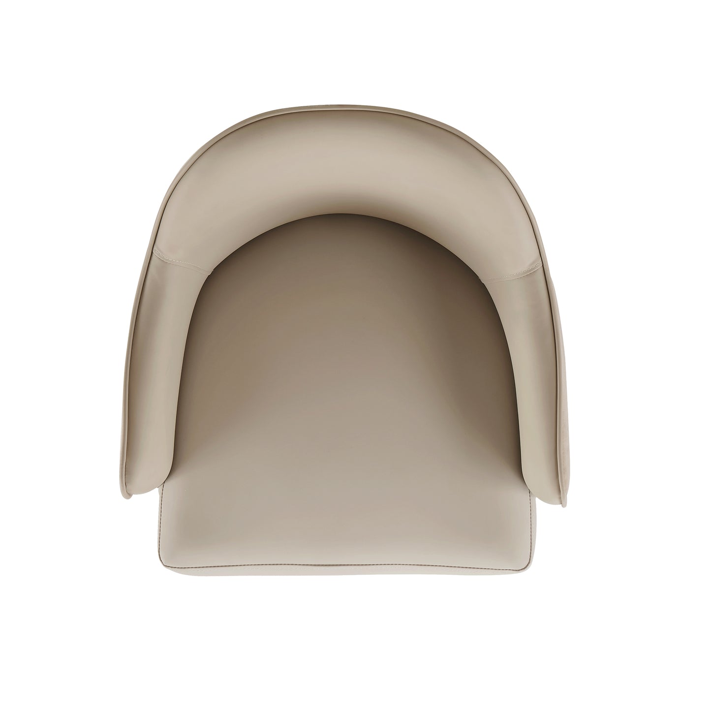 Hillman Modern Wood Vegan Leather and Velvet Armchair in Sand DC087AR2-SD