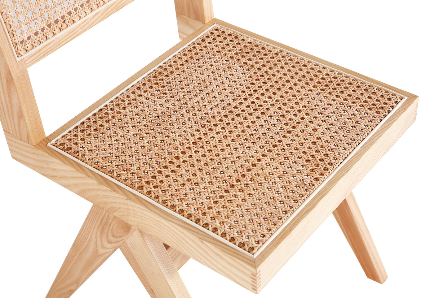 Hamlet Industry Chic Wood Dining Chair in Natural - Set of 2 DCCA03-NA