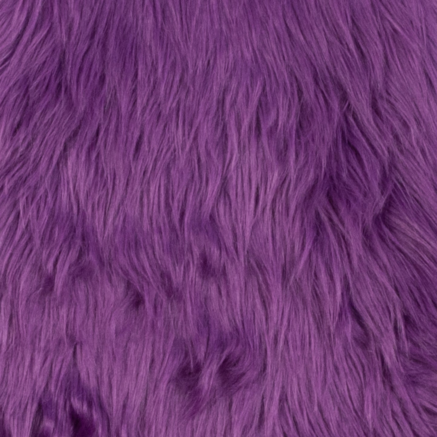 Calvin Shaggy Dog Purple Accent Chair Purple