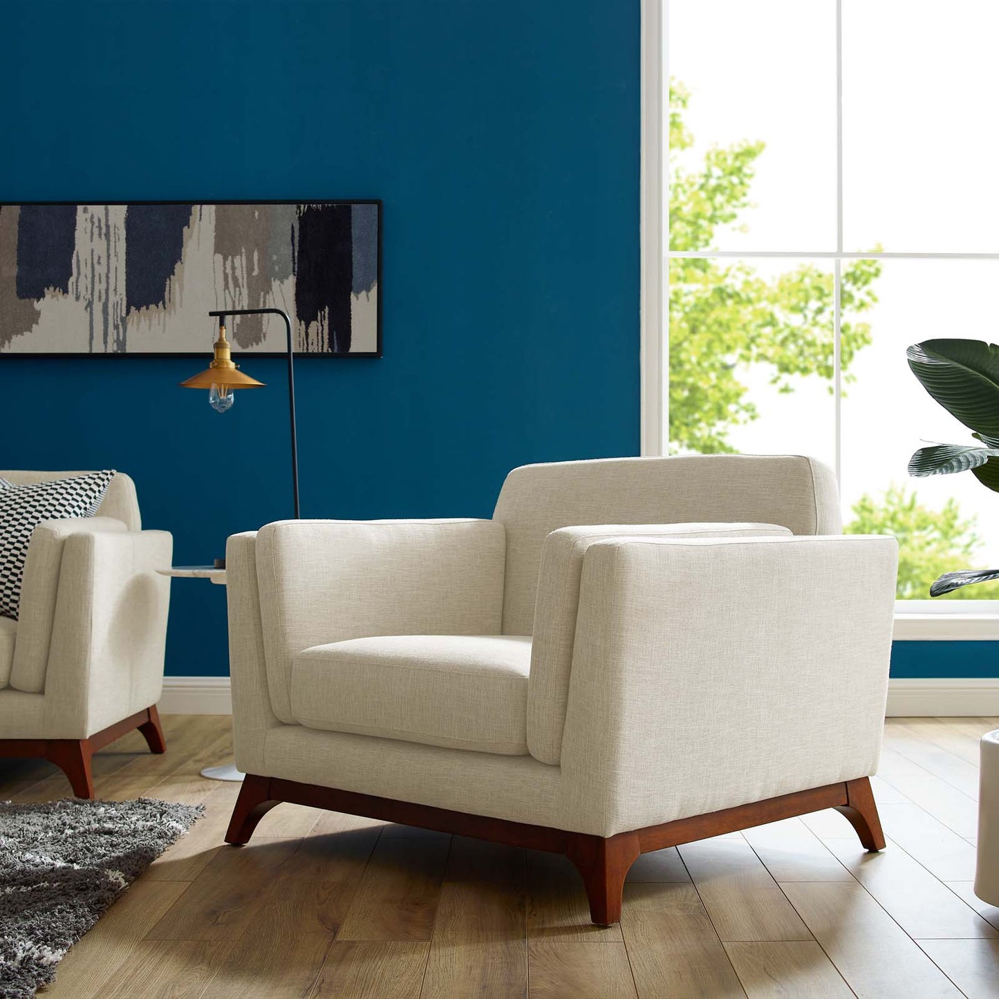 Chance Upholstered Fabric Armchair by Modway EEI-3063-BEI