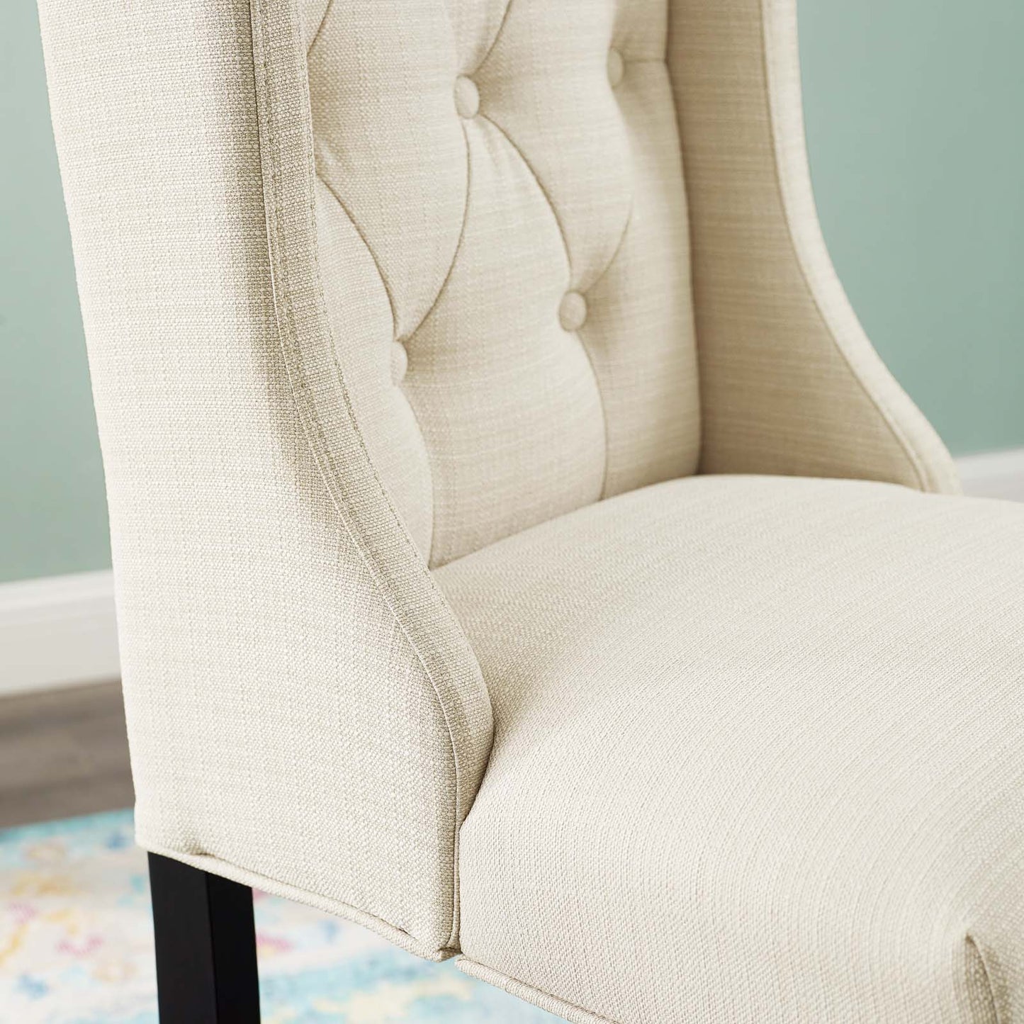 Baronet Tufted Button Upholstered Fabric Counter Stool by Modway EEI-3739-BEI