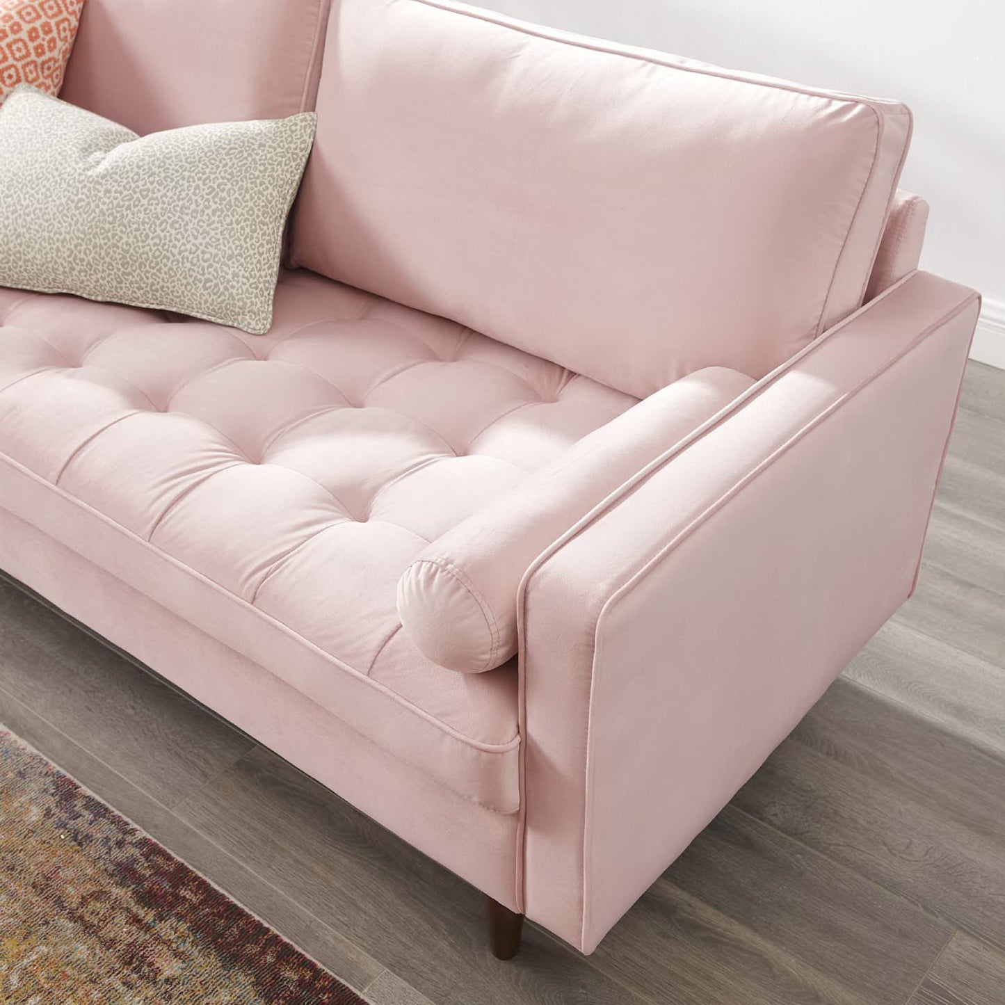 Valour Performance Velvet Sofa by Modway EEI-3764-PNK