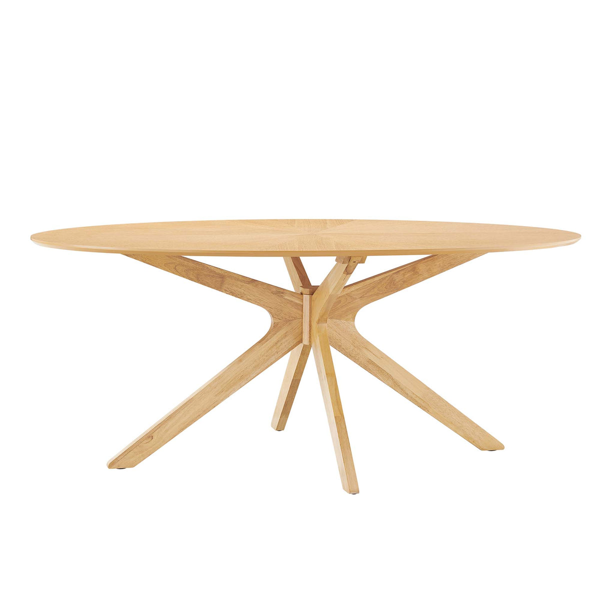 Crossroads Round and Oval Wood Dining Table