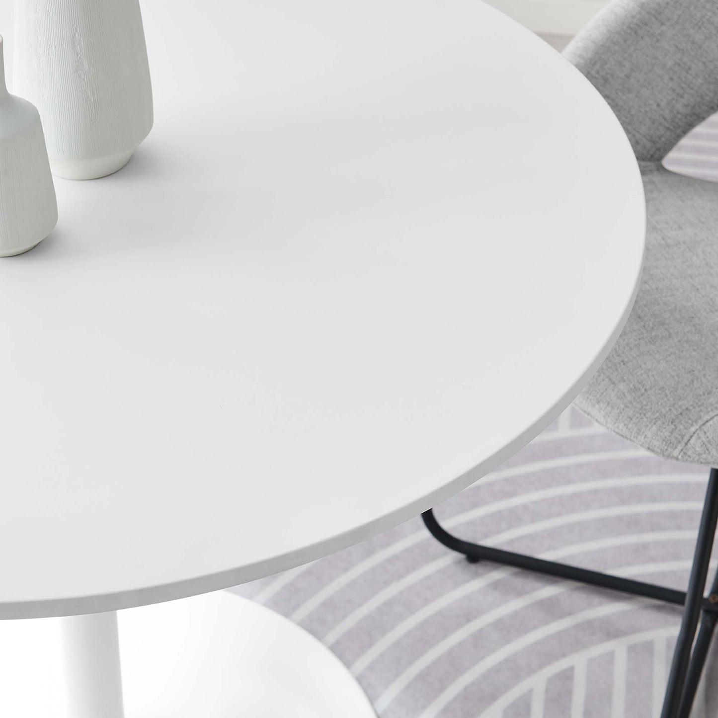 Pursuit 40" Dining Table by Modway EEI-6313-WHI-WHI