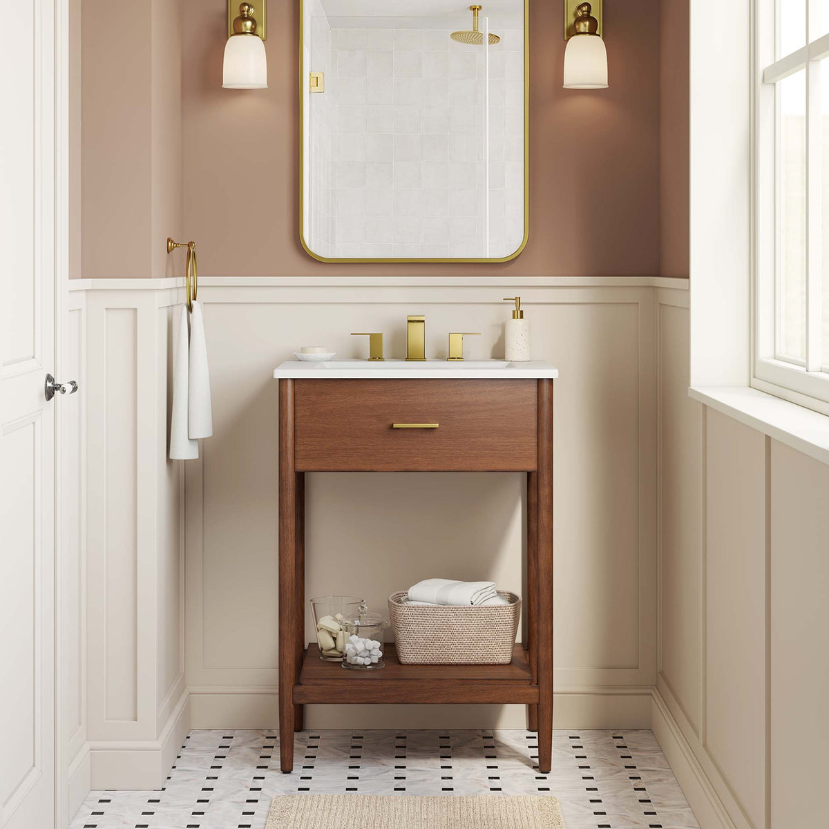 Zaire 24" Bathroom Vanity Cabinet (Sink Basin Not Included) by Modway