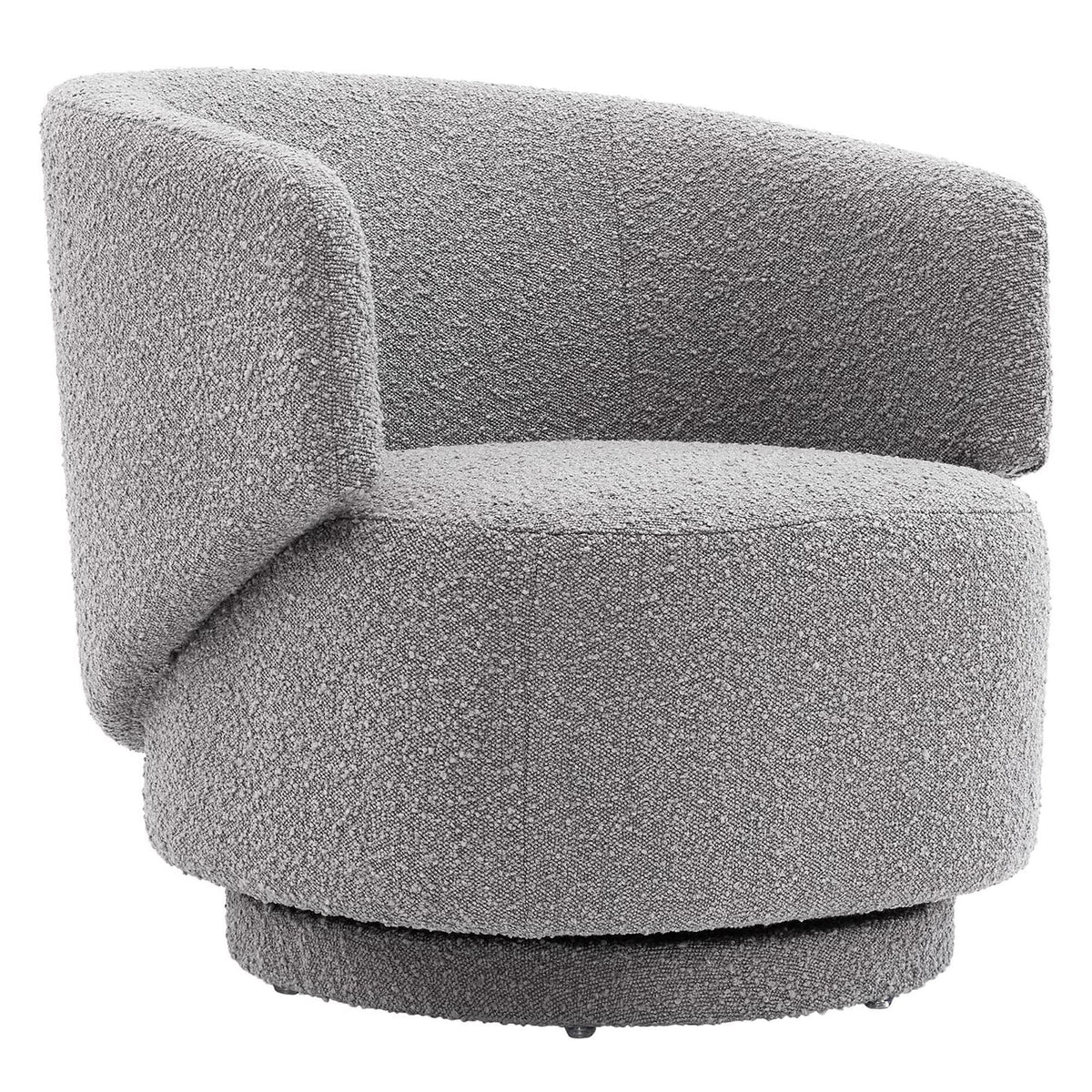 Celestia Boucle Fabric Swivel Chair by Modway