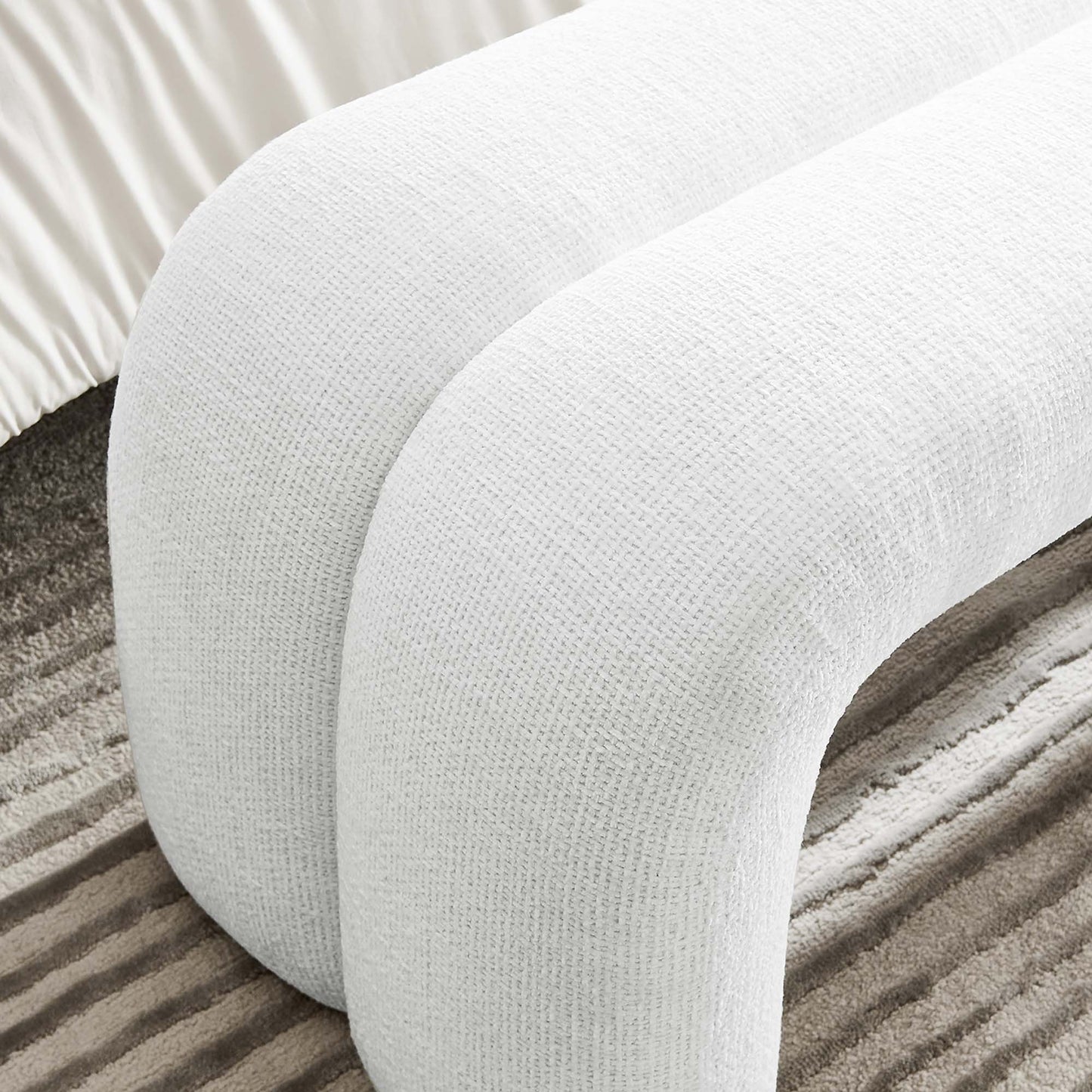 Dax 50.5" Chenille Upholstered Accent Bench by Modway EEI-6769-FRO