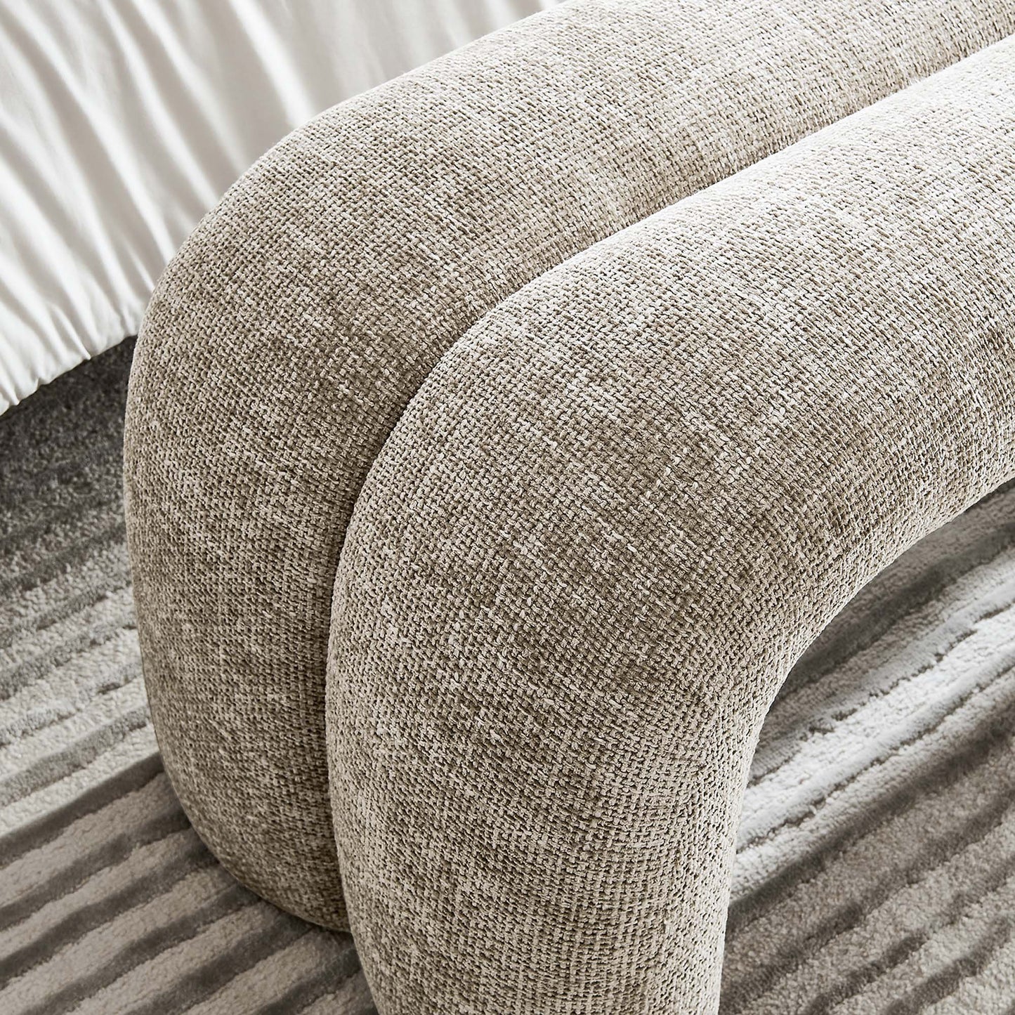 Dax 50.5" Chenille Upholstered Accent Bench by Modway EEI-6769-KHA