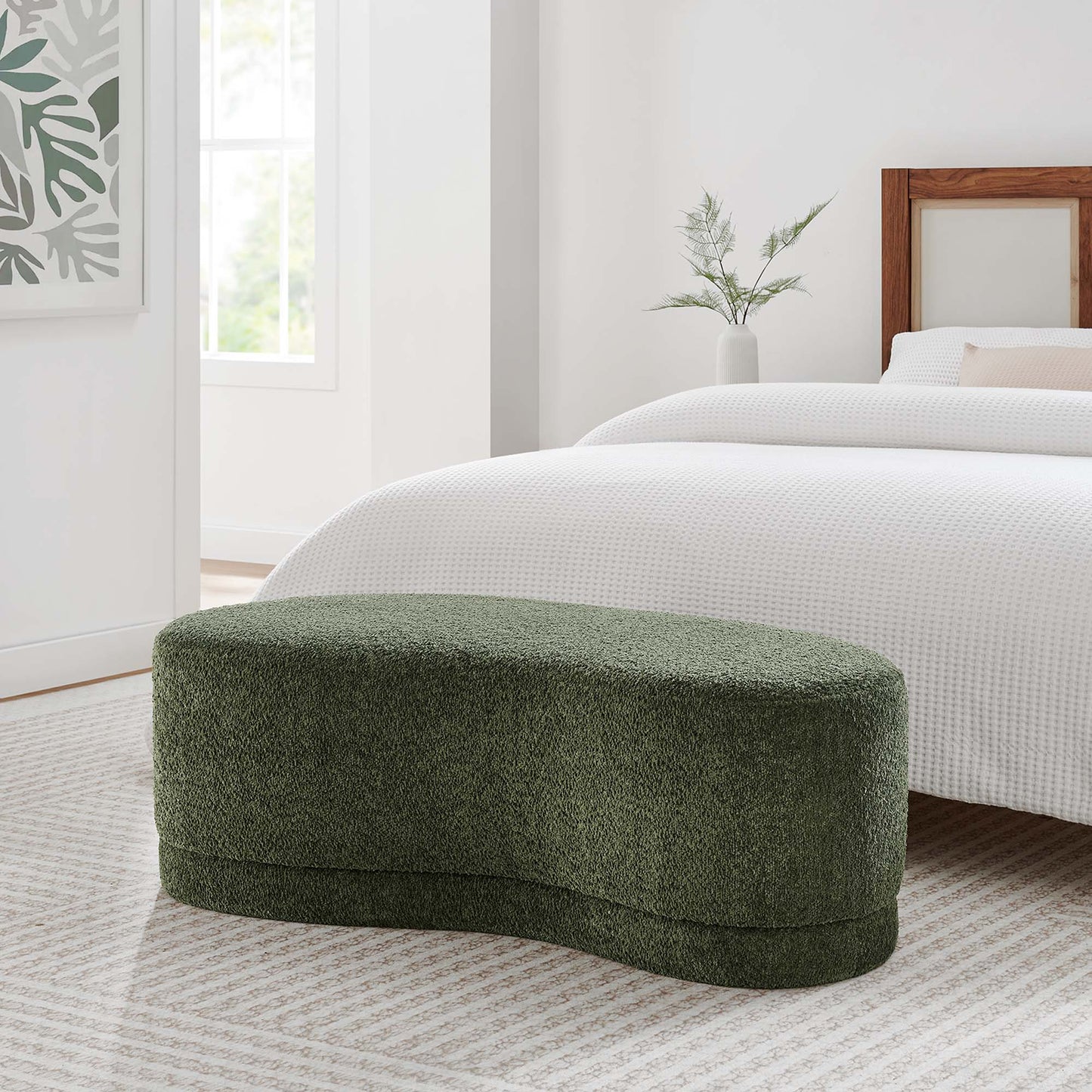 Nimbus 48" Upholstered Ottoman Bench by Modway EEI-6816-SGE