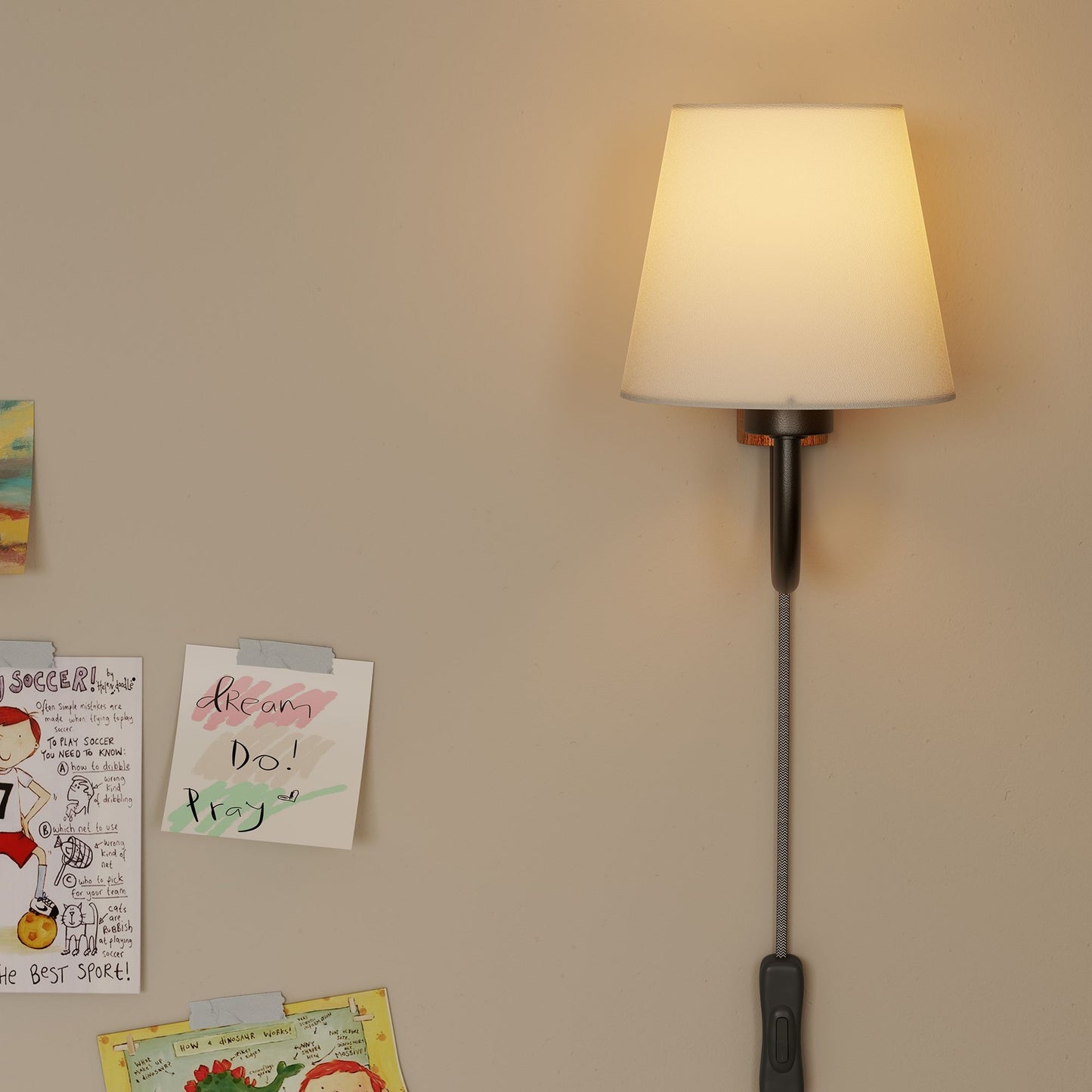 Sunlit Swivel Wall Sconce by Modway EEI-6880-WAL-BLK