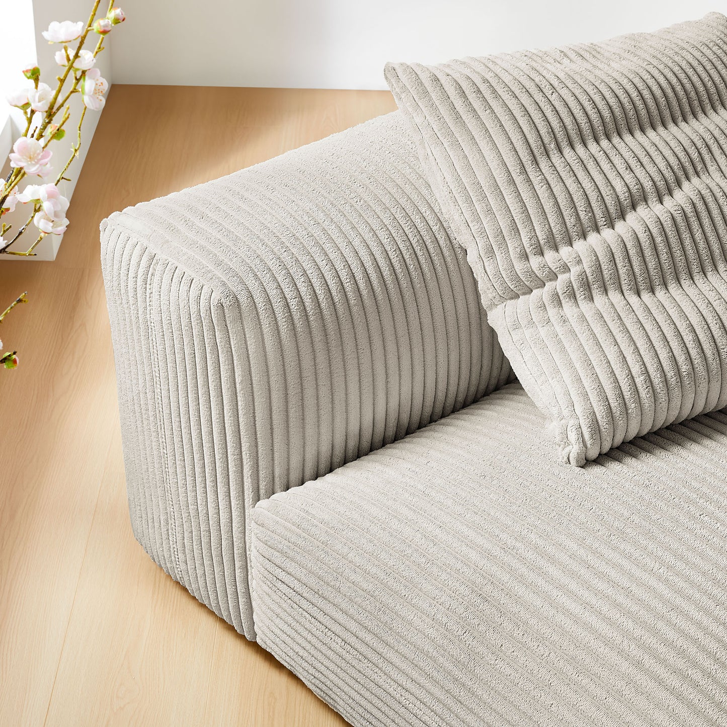 Solace Modular Upholstered Armless Chair by Modway