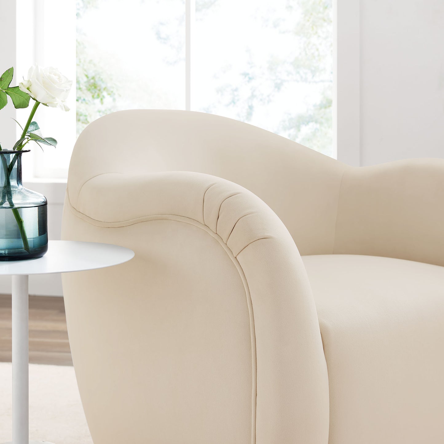 Compose Performance Velvet Swivel Armchair by Modway EEI-6959-ALA