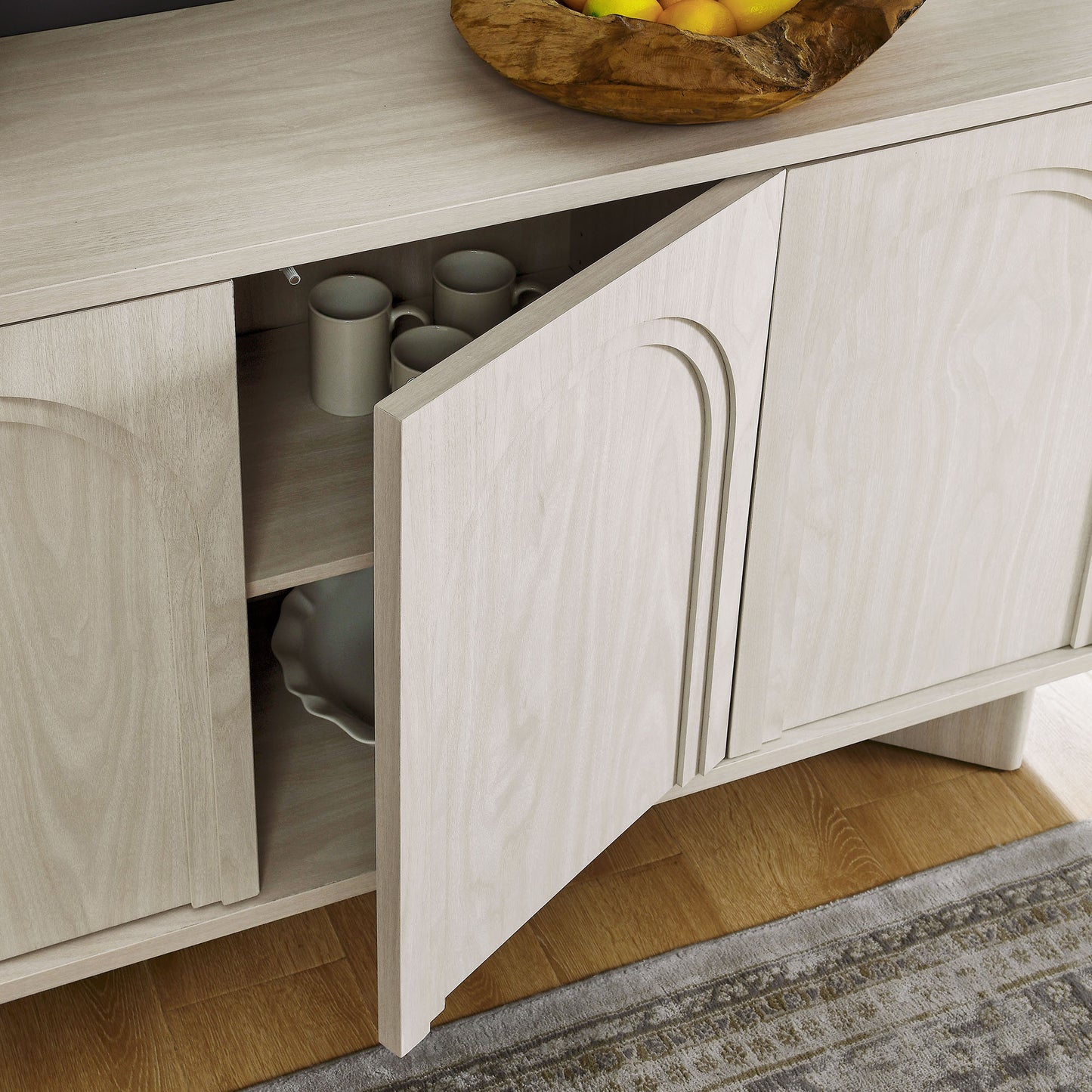 Flux Arched 3-Door Sideboard by Modway EEI-7039-WWA