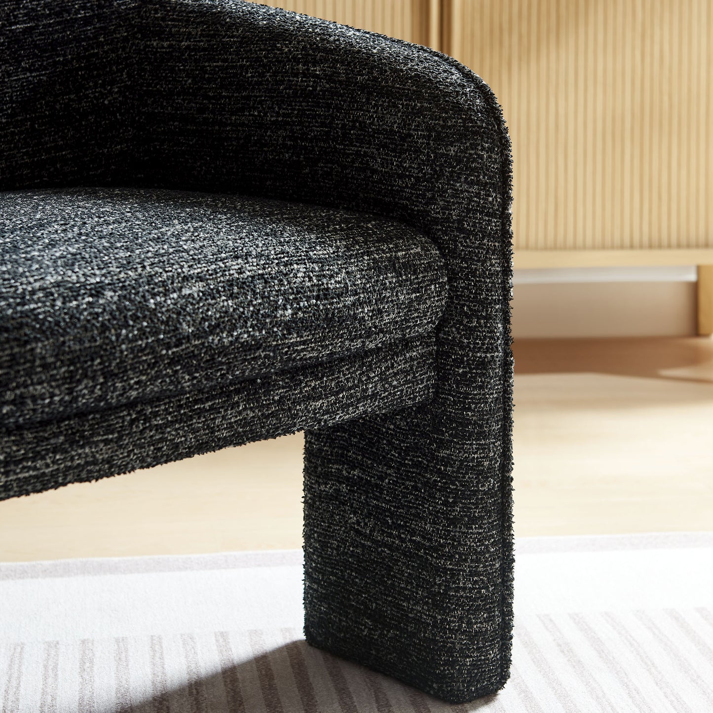 Greer Boucle Fabric Upholstered Accent Armchair by Modway