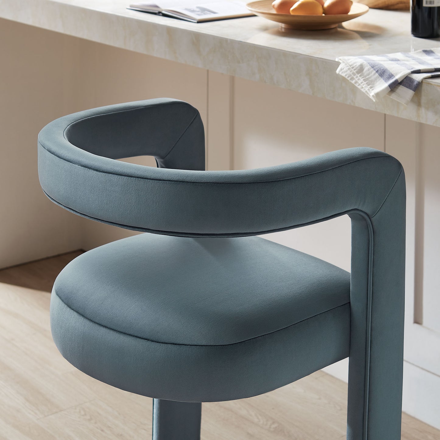 Winslow Performance Velvet Bar Stool by Modway EEI-7108-CAB