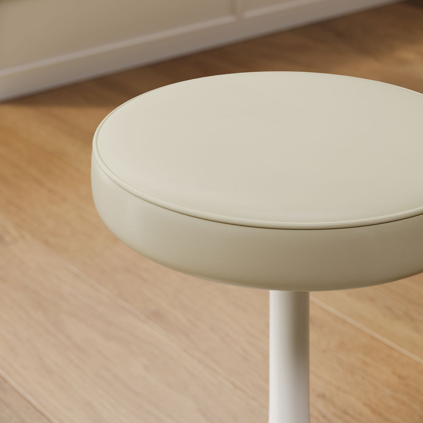 Lippa Vegan Leather Round Stool by Modway EEI-7264-STO