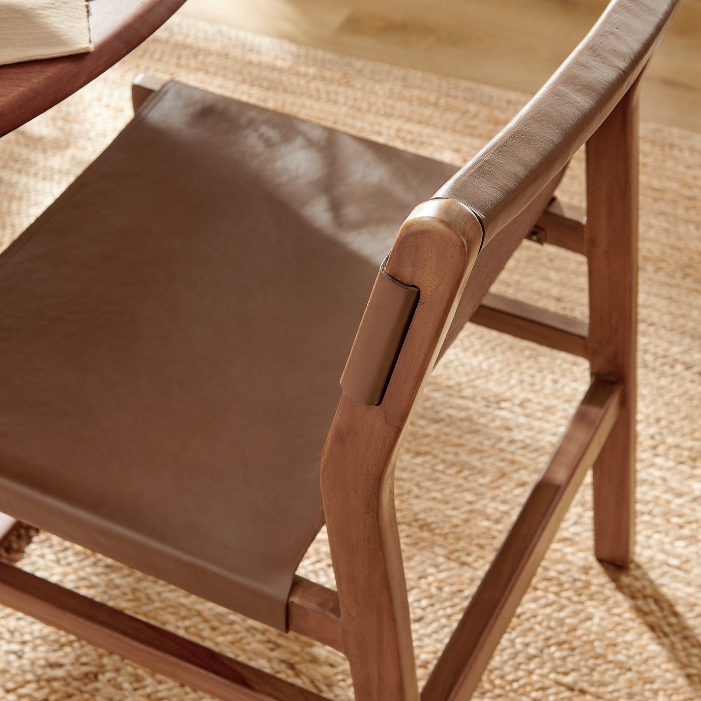 Sonora Leather Dining Side Chair by Modway EEI-7326-NUT