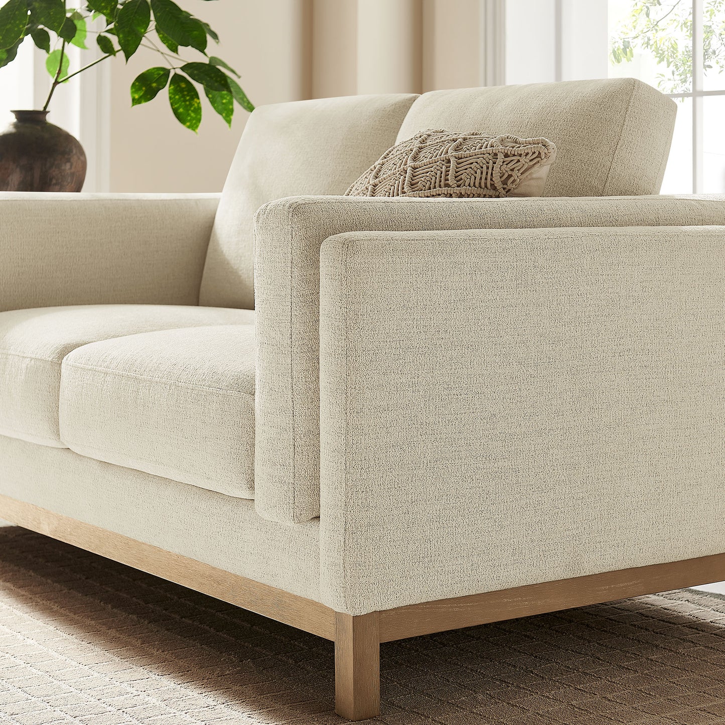 Roscoe 63 inch Fabric Loveseat by Modway EEI-7328 Upholstered Contemporary Design