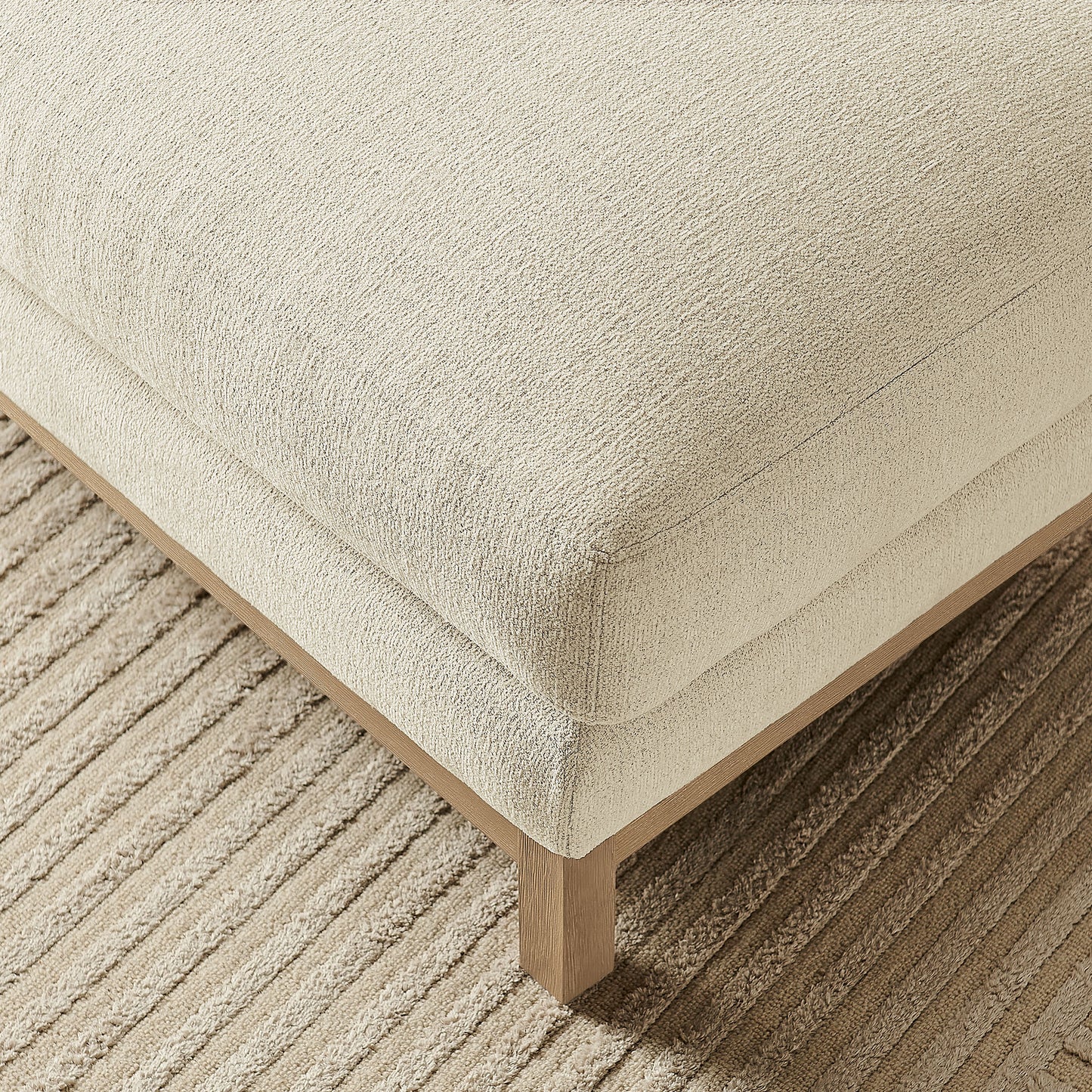 Roscoe Fabric Ottoman by Modway EEI-7330 — Upholstered Fabric Accent Ottoman