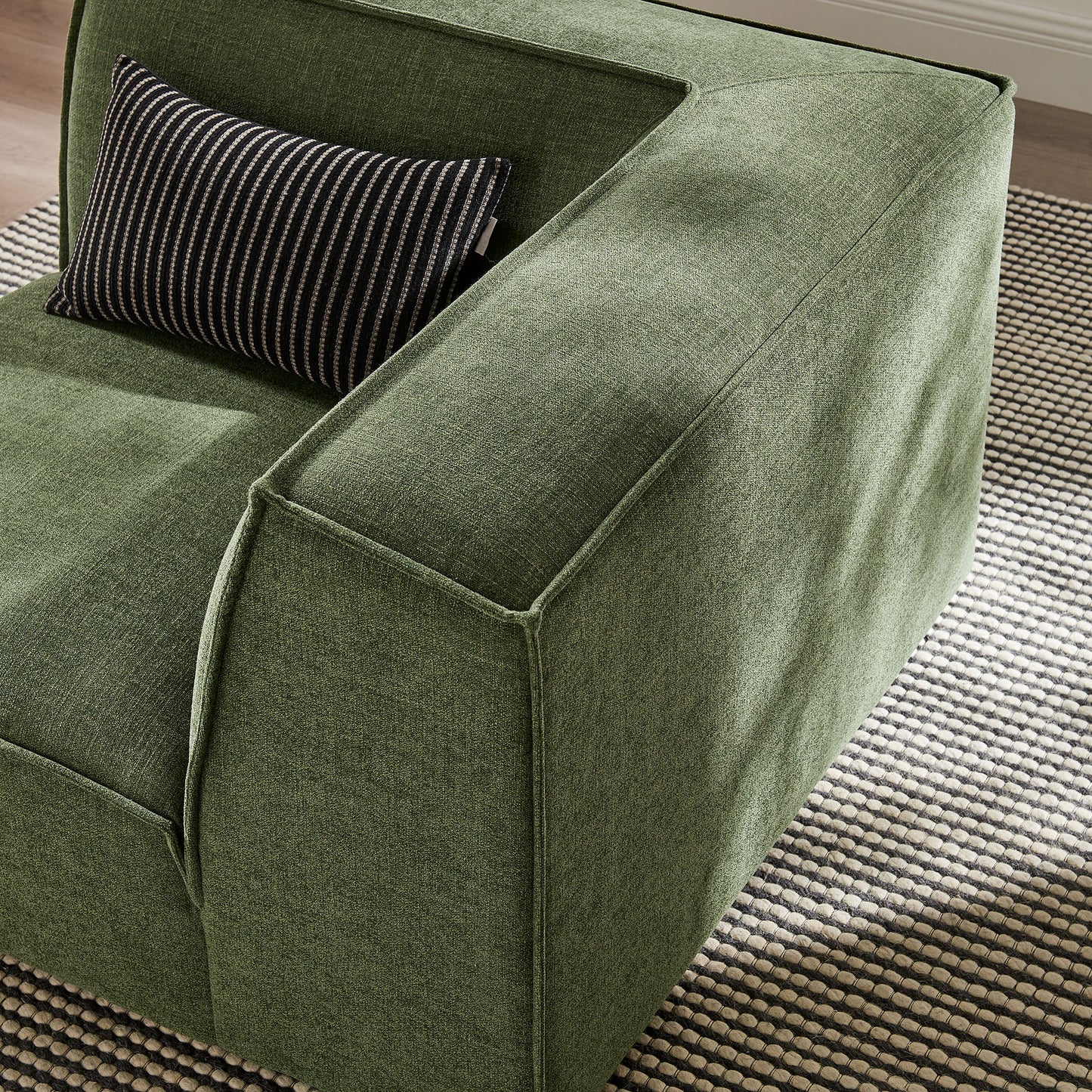 Restore Performance Fabric Upholstered Modular Corner Chair by Modway