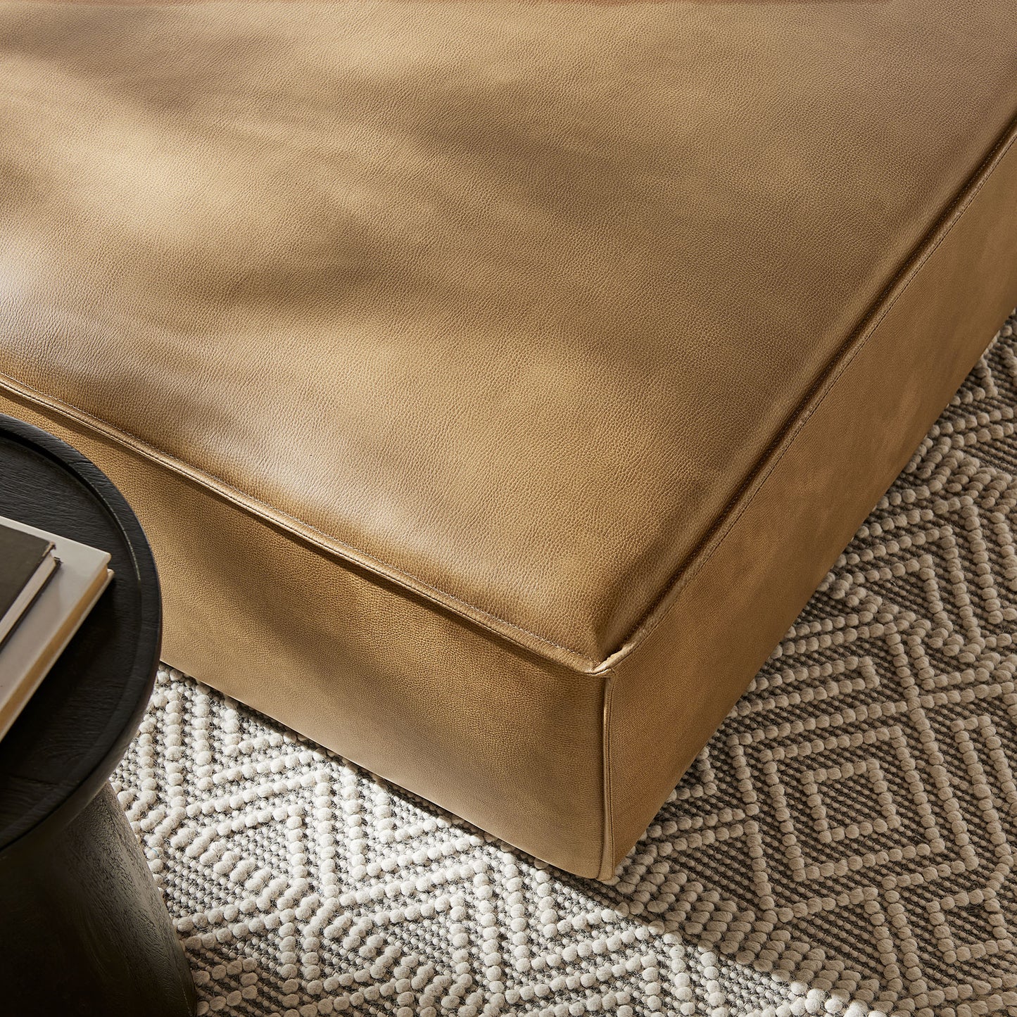 Restore Vegan Leather Modular Ottoman by Modway